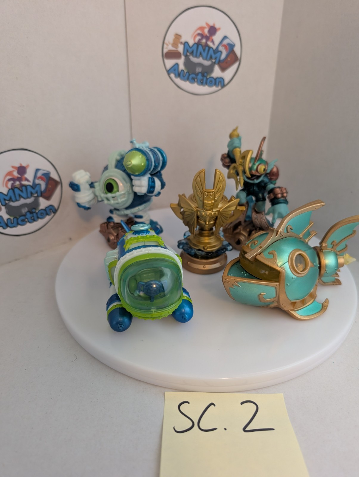 Skylanders Super chargers Complete Water lot and Sea Trophy