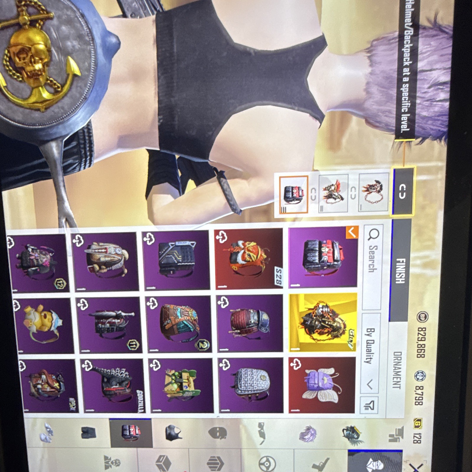 PUBG In-Game Inventory Screenshots – Character Outfits & Weapon Skins