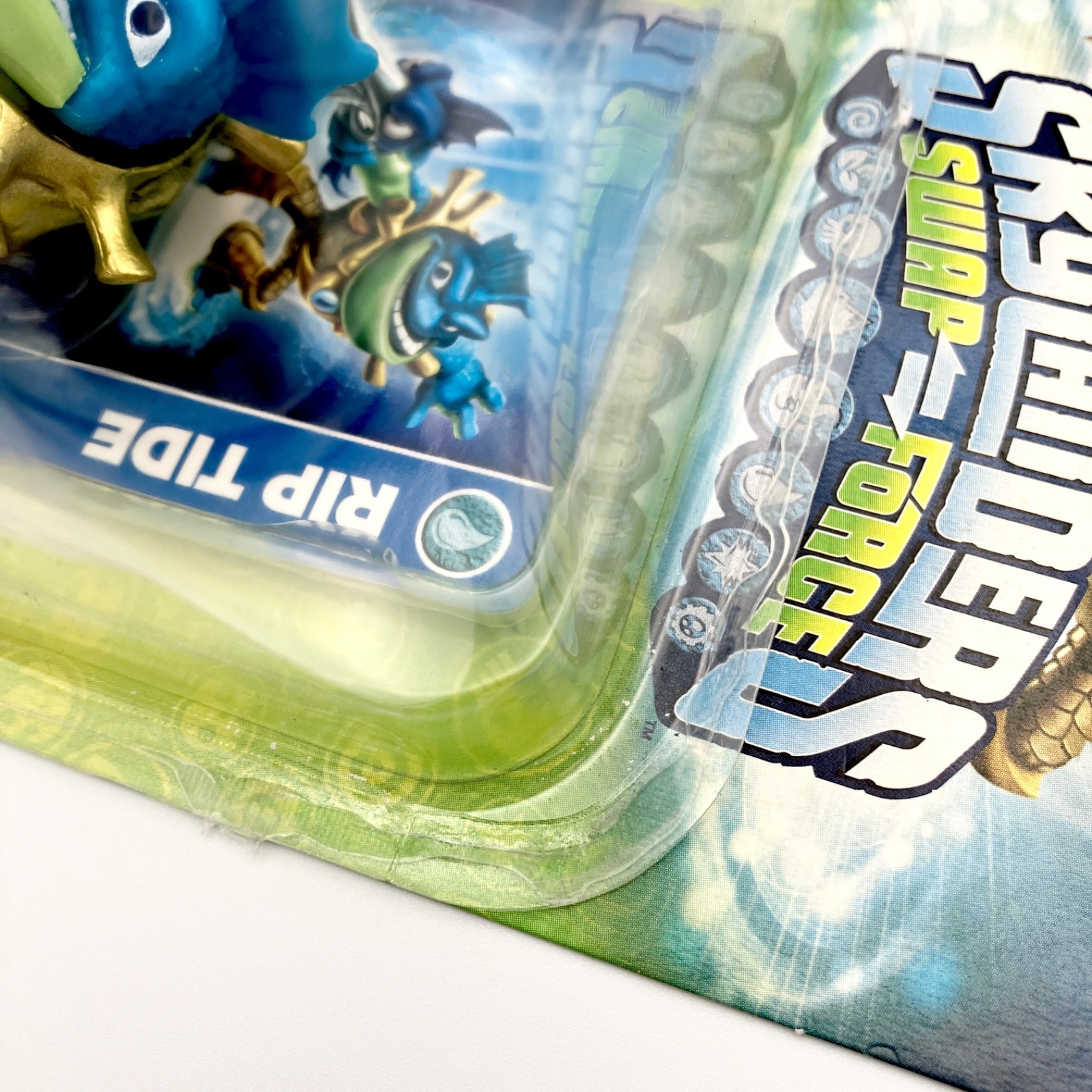 Skylanders Swap Force Rip Tide Figure Character NIB Activision ~ Reglued Backing