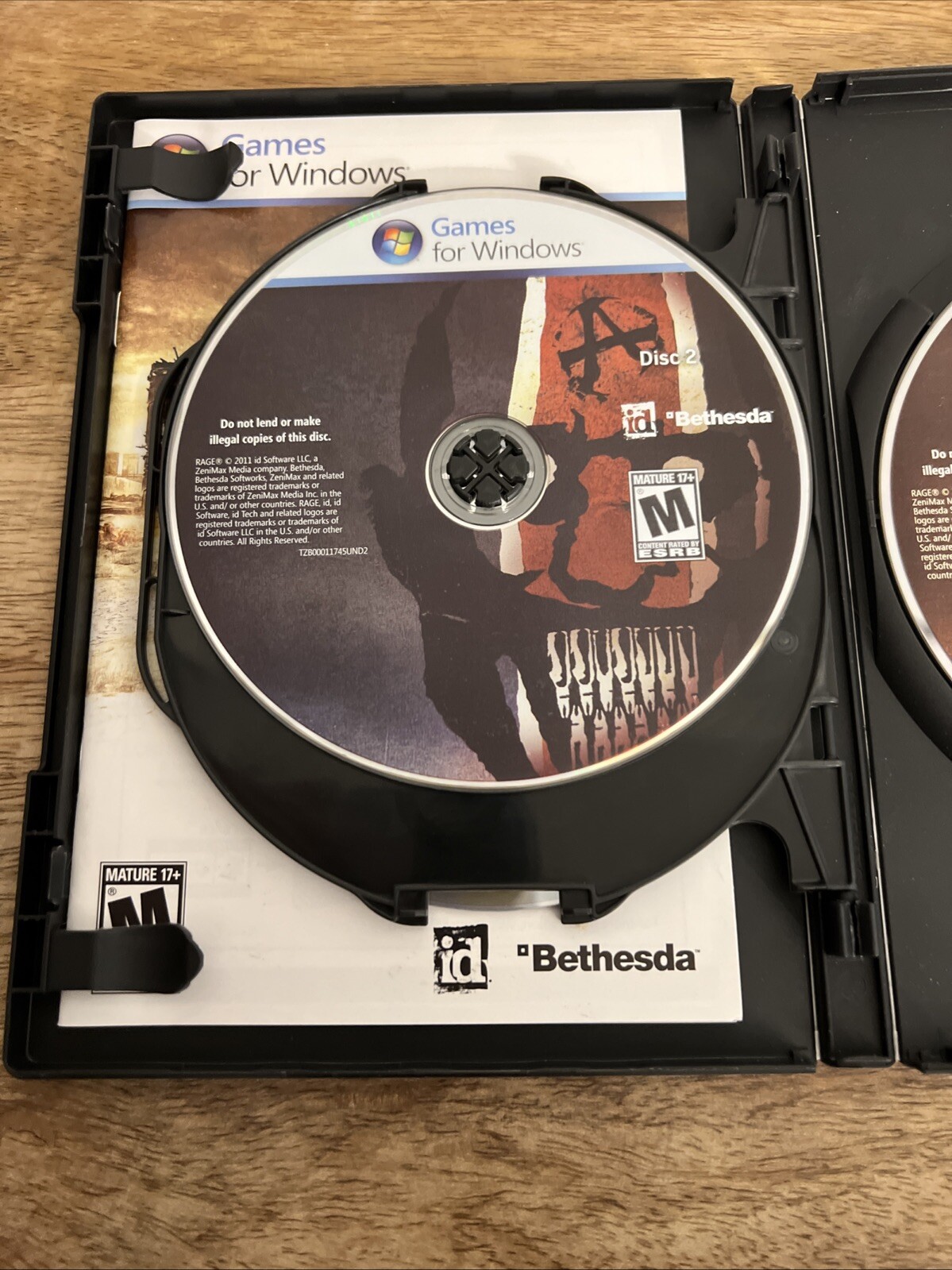 Rage Anarchy Edition Video Game Pc Cd- ROM Win M-Mature
