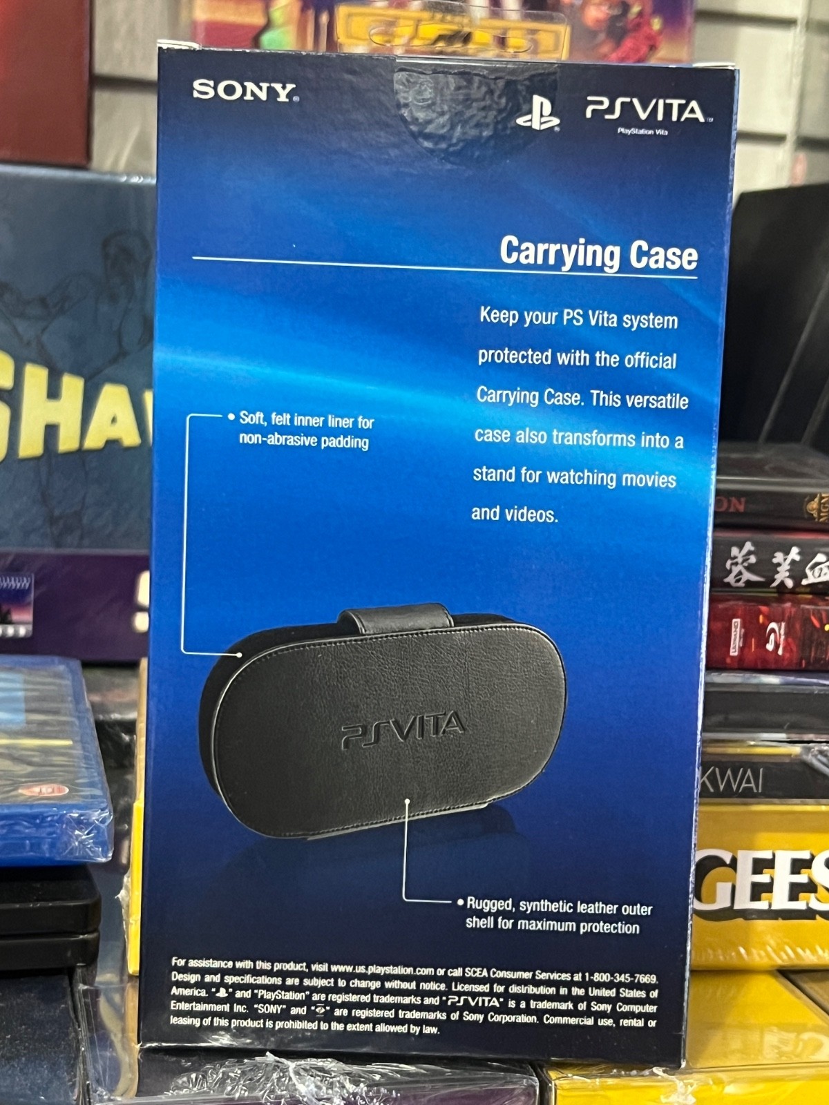 New – SONY Official PS VITA Protective Case & Stand OEM PLAYSTATION Series 1000