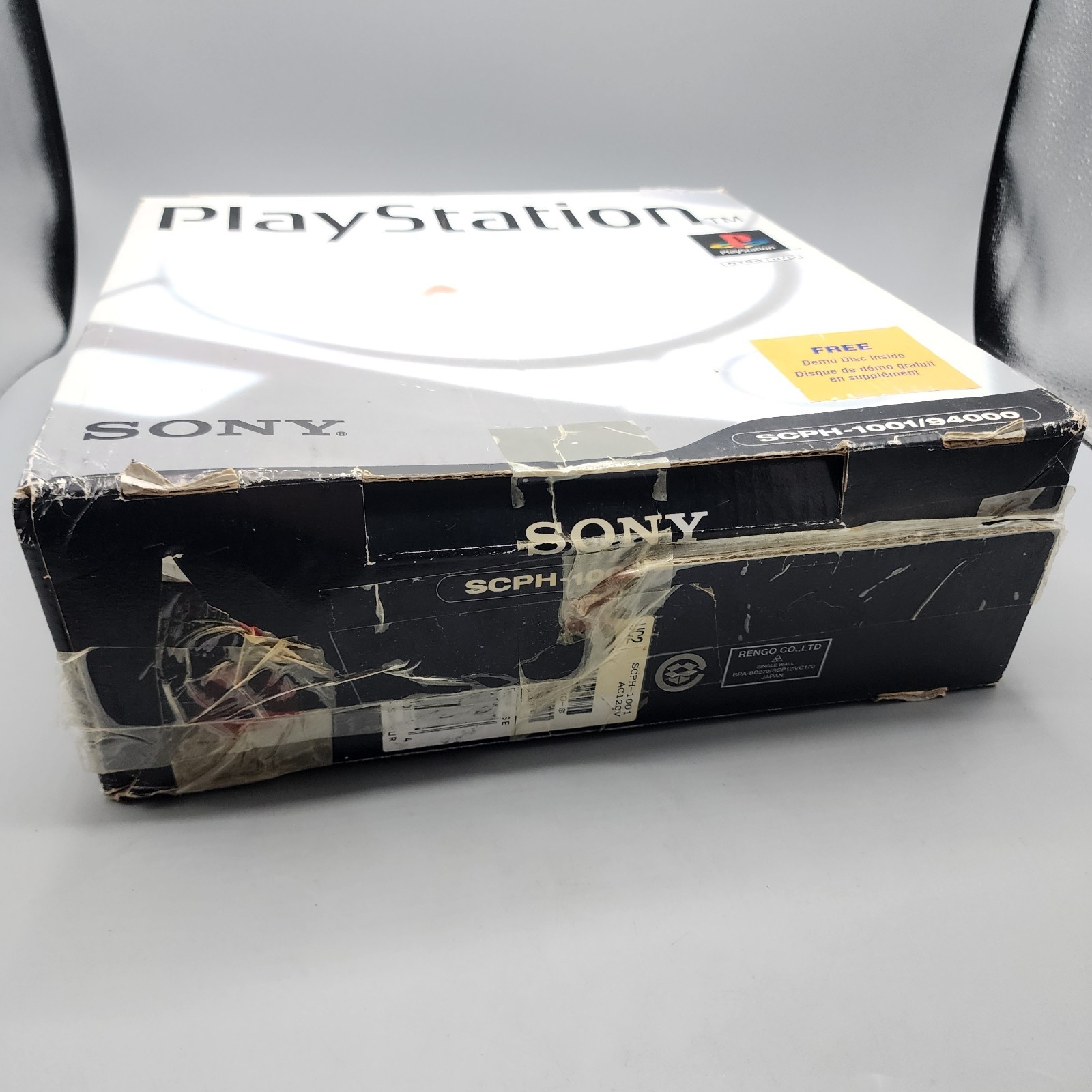 Sony PlayStation SCPH-1001 Console Box, Foam & Insert ONLY / No Console / READ