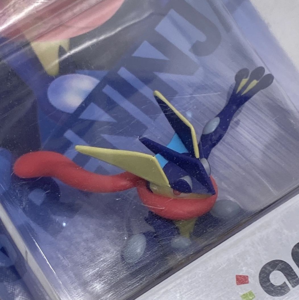 Nintendo amiibo Super Smash Bros Greninja & Mewtwo Pokemon Figure Lot 2 Sealed