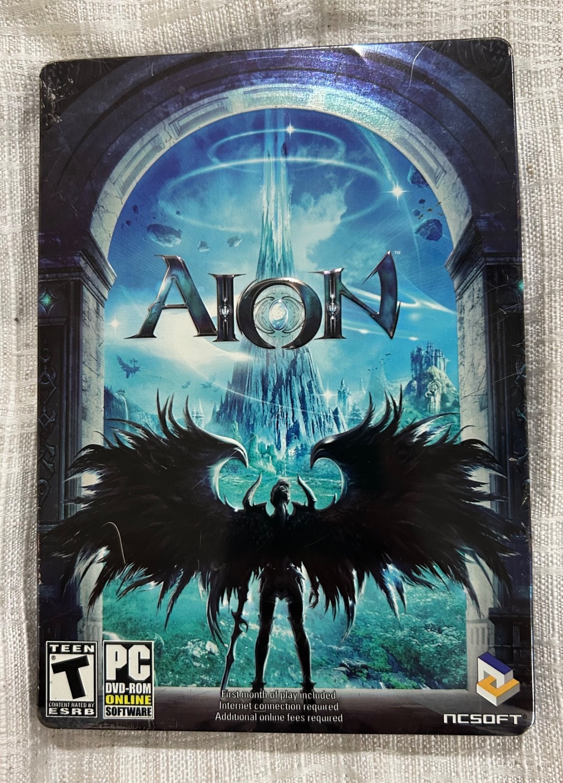 AION DVD-ROM 2-Disc PC Metal Case Steelbook Edition 2009 Game Complete TESTED