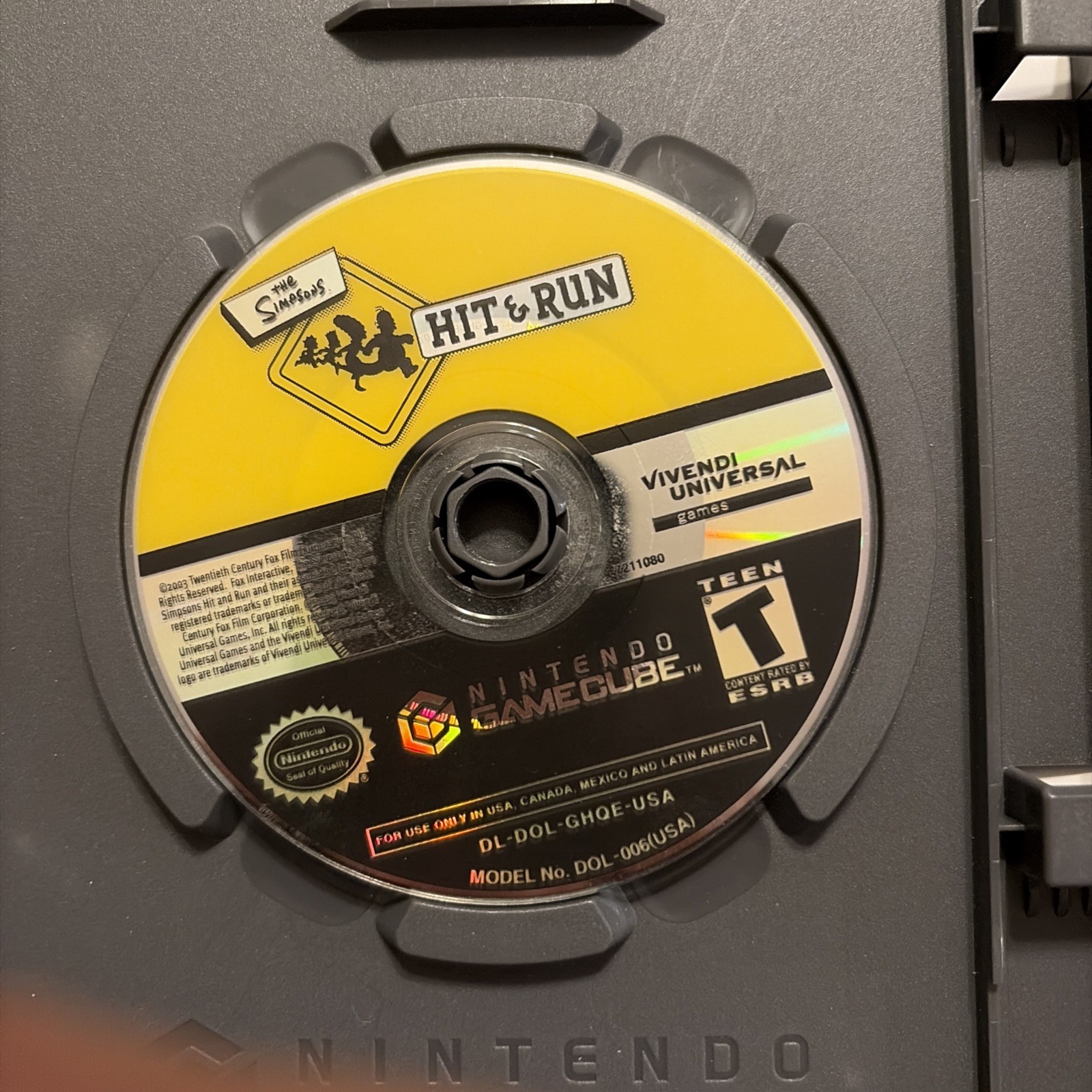 The Simpsons Hit And Run Nintendo GameCube CIB