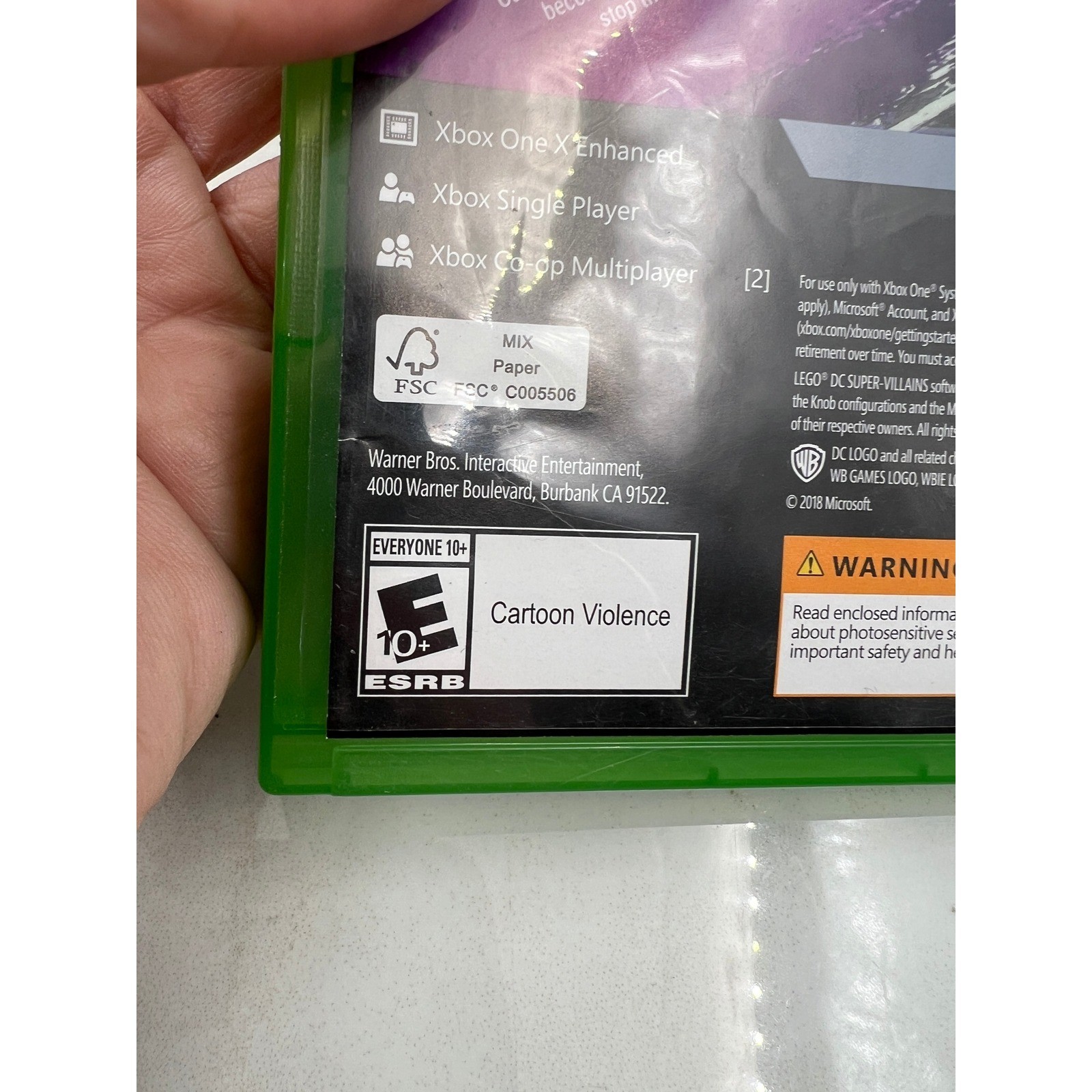 LEGO DC Super-Villains Xbox One Video Game Warner Bros Interactive 2018
