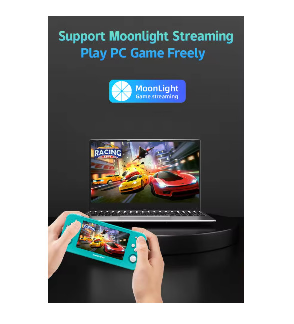 ANBERNIC RG505 Handheld Game Console 4.95″ OLED Screen Android 12 Unisoc T618 12