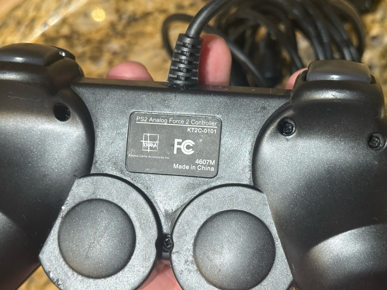 Katana Playstation 2 Wired PS2 Analog Force 2 Controller Black