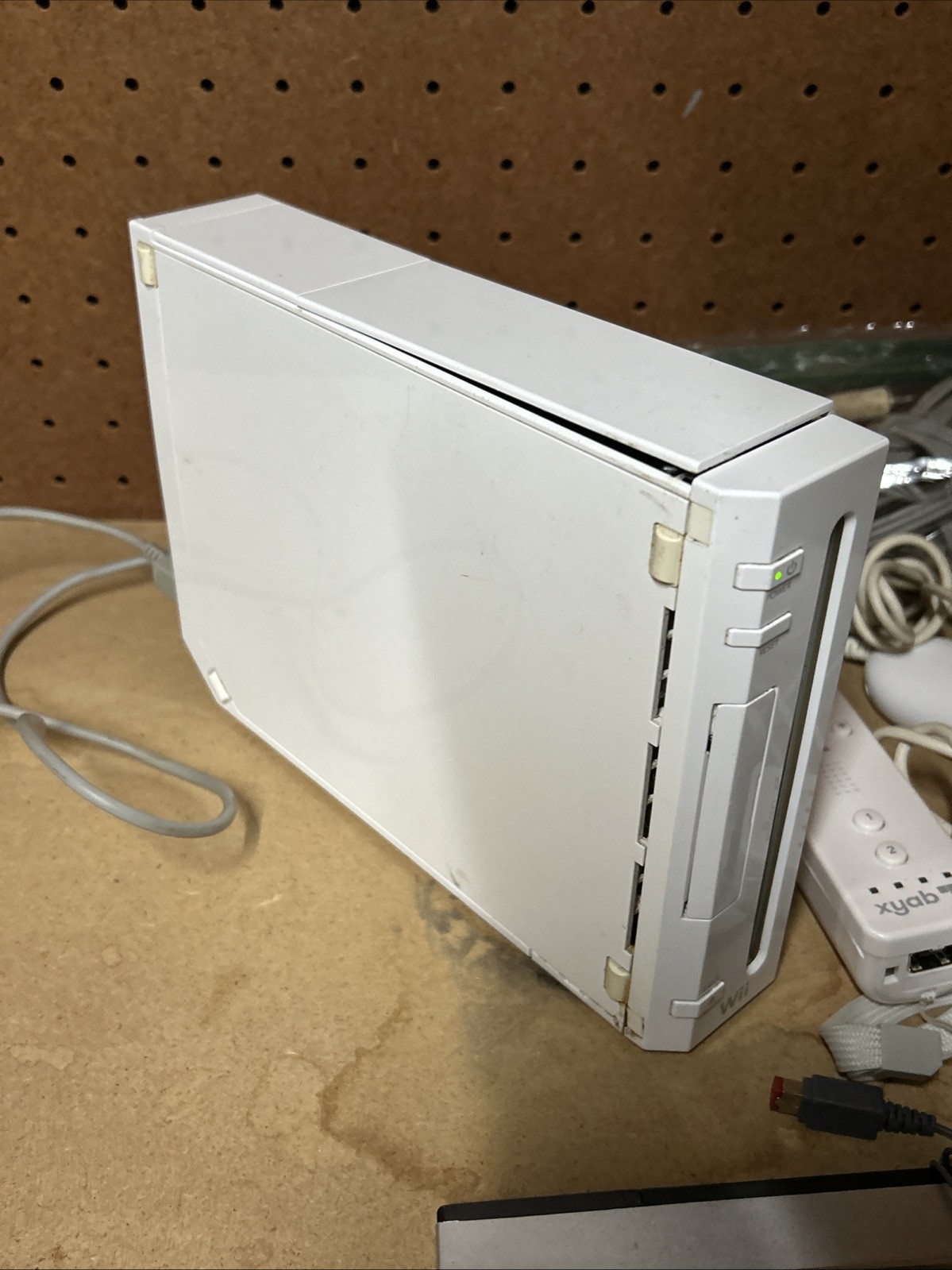 Nintendo Wii Console Bundle – Power, A/V Cables, & Sensor, 8 Games