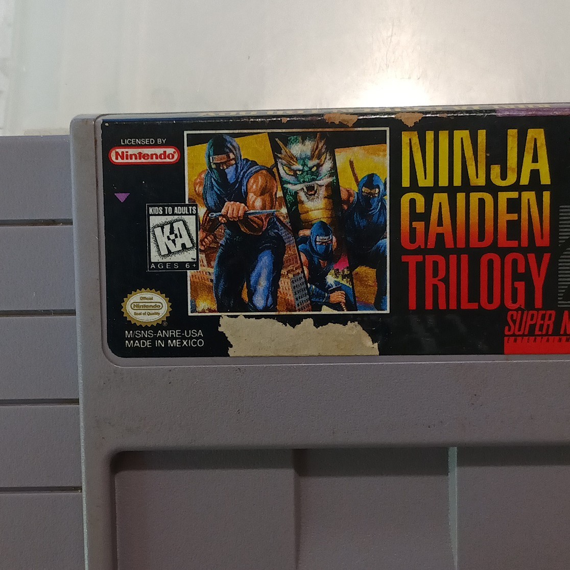 Tecmo Ninja Gaiden Trilogy (Ninja Gaiden Series) Nintendo SNES NTSC-U/C