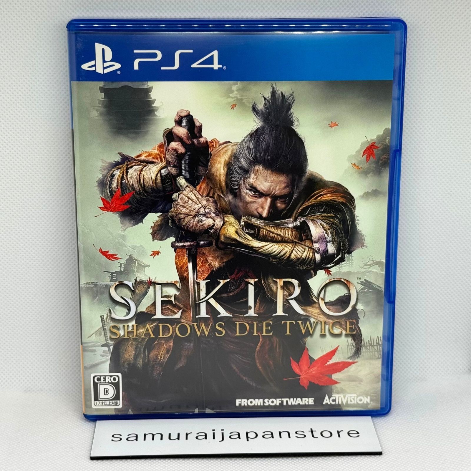 Sekiro Shadows Die Twice Sony PlayStation4 Tested OK JPN ver Used Games w/ Case