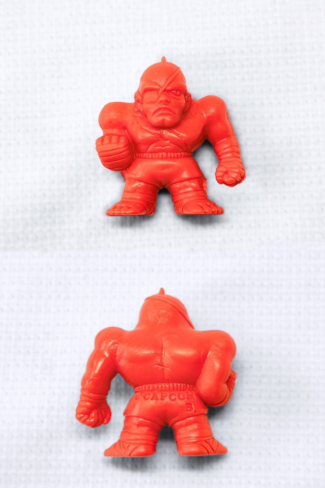 Vintage STREET FIGHTER II SD Keshi Mini Set of 12 Figures Complete (Bandai 1993)