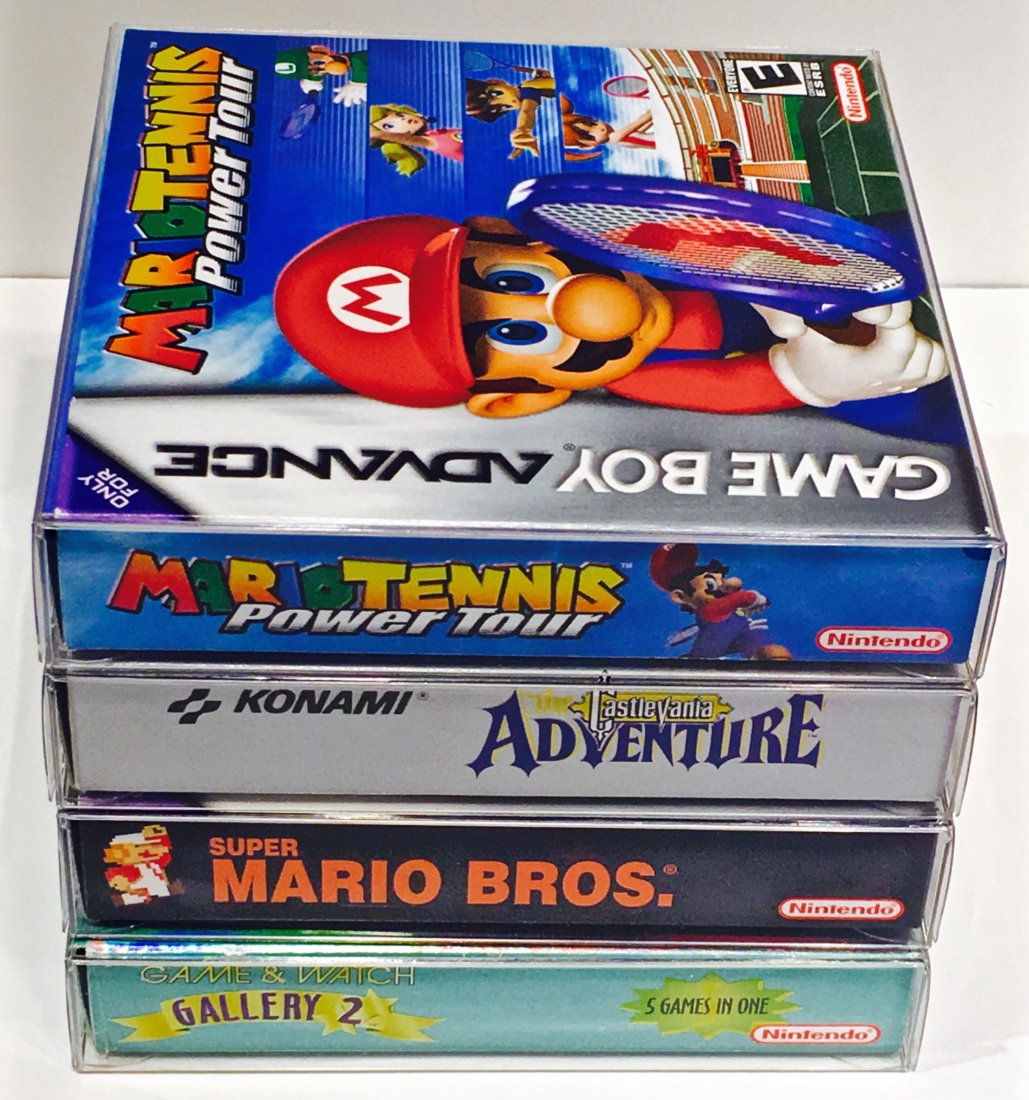 5 Box Protectors For GAME BOY / VIRTUAL / COLOR / ADVANCE Nintendo Cases CIB