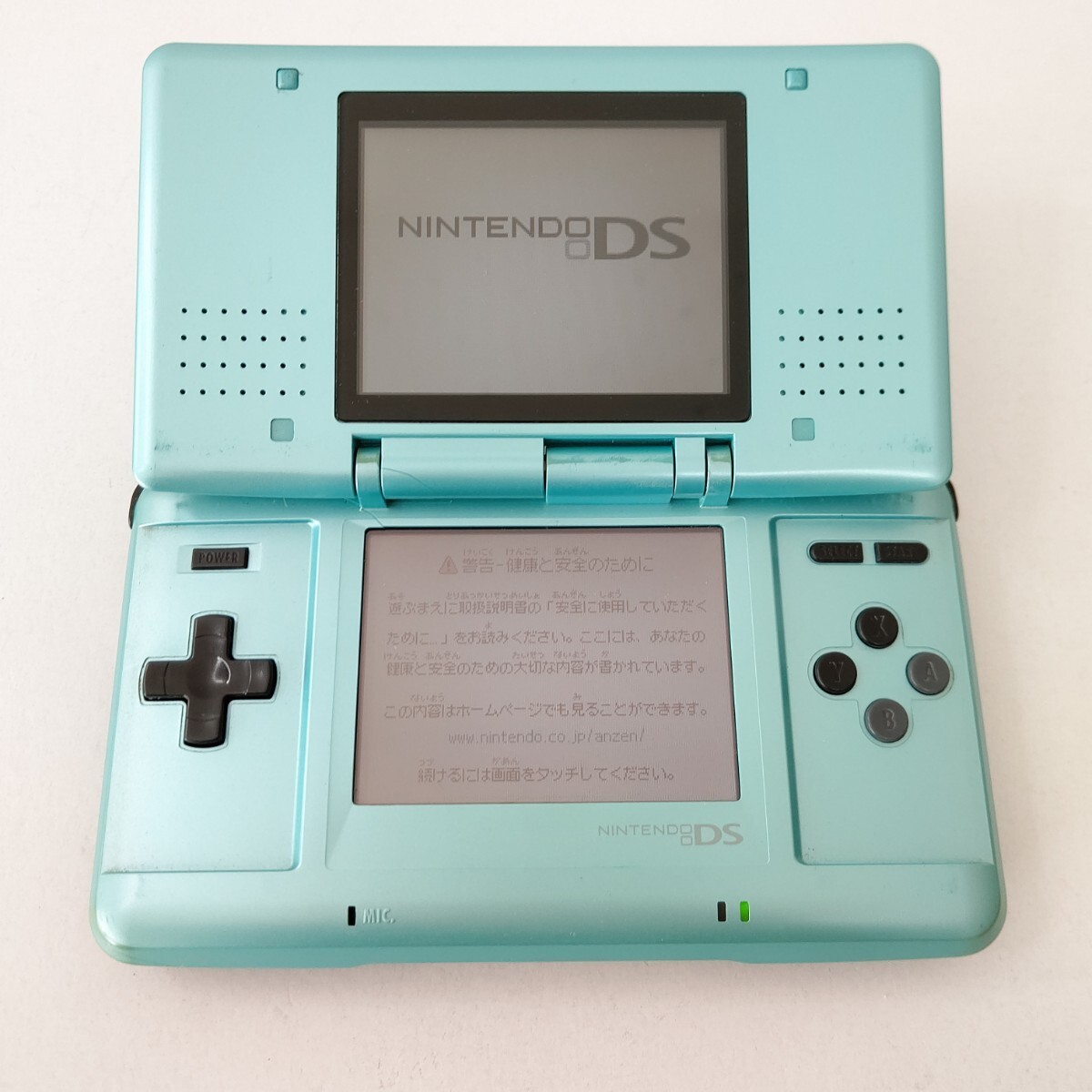 Nintendo DS Turquoise Blue Handheld Console Tested Excellent JAPAN
