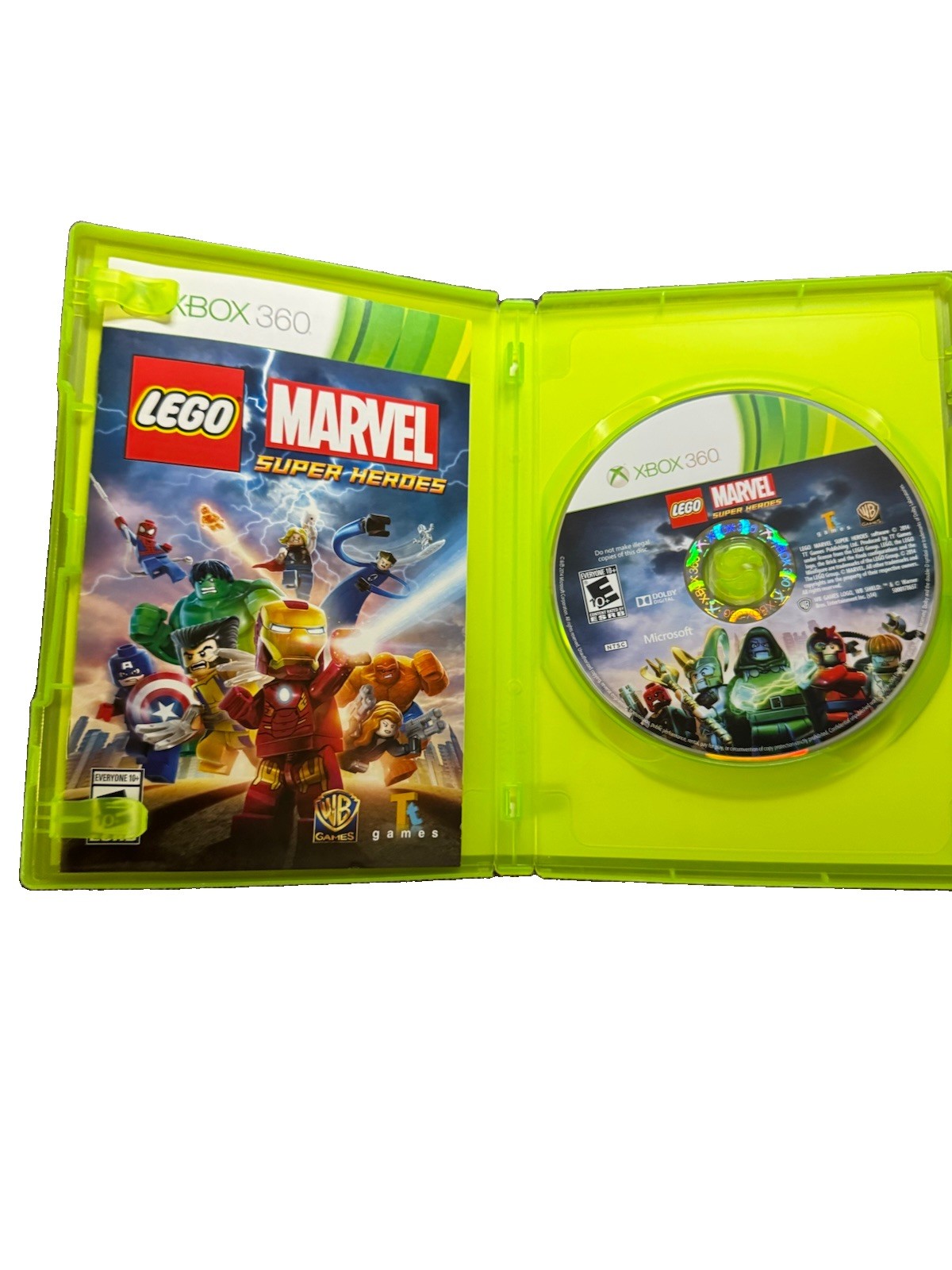 Warner Bros. LEGO Marvel Super Heroes Action Adventure Xbox 360 (pre-owned)