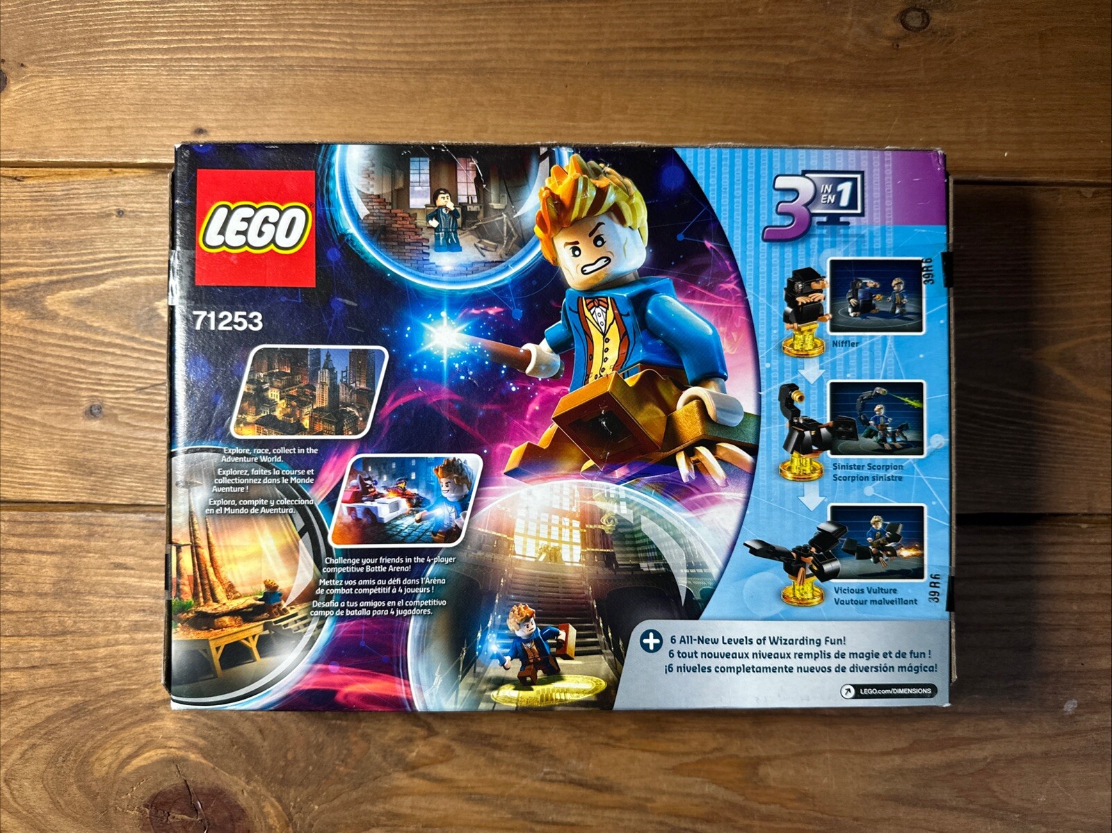 LEGO Dimensions FANTASTIC BEASTS Story Pack 71253, Tina G 71257,Ninjago 71216