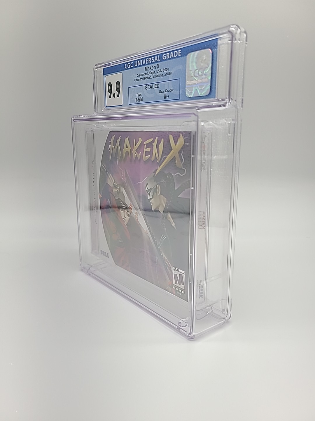 Maken X CGC 9.9 A++ Sega Dreamcast Graded Sealed Not WATA, VGA, PSA