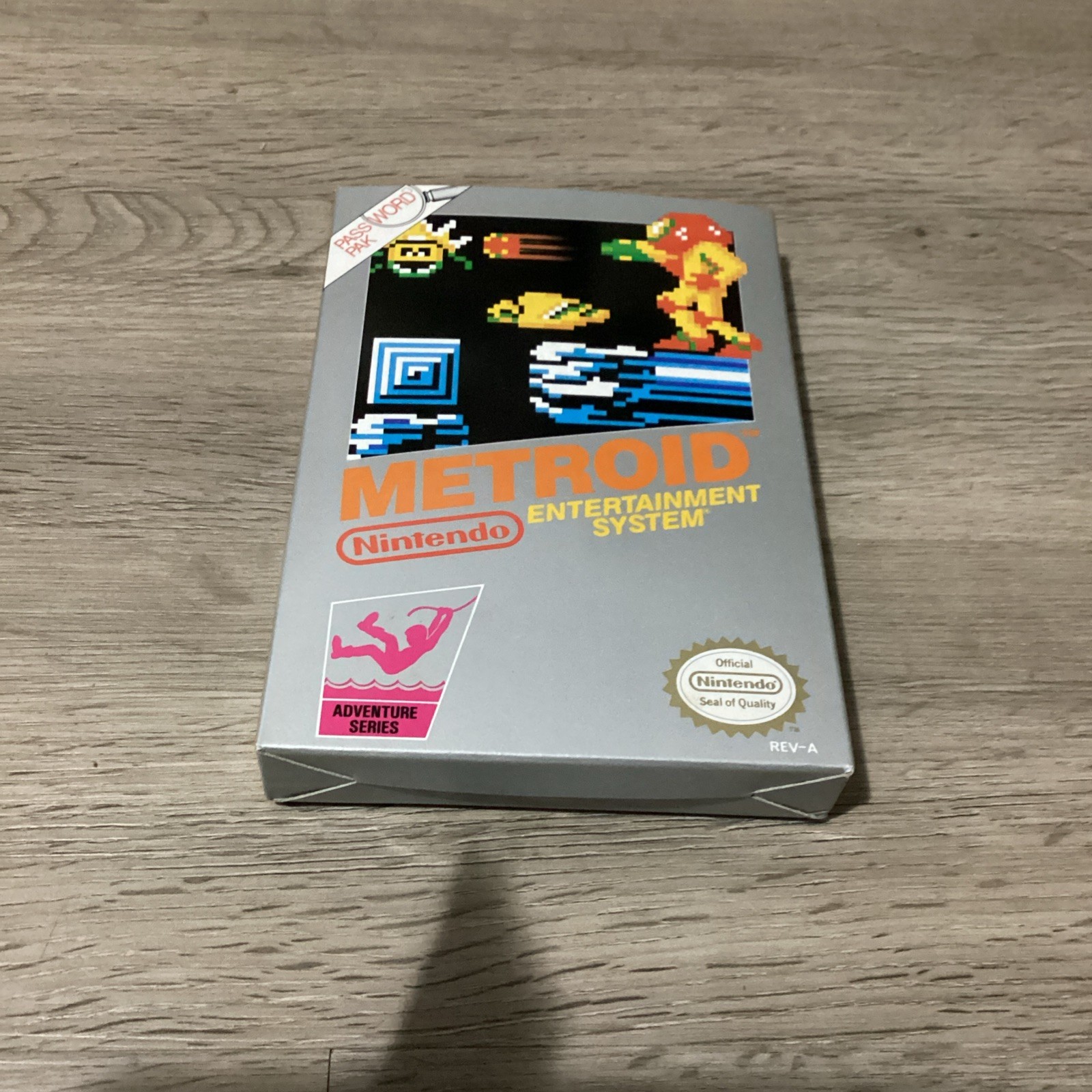 Nes Game Metroid Complete In Box Nintendo Oval Seal Mint
