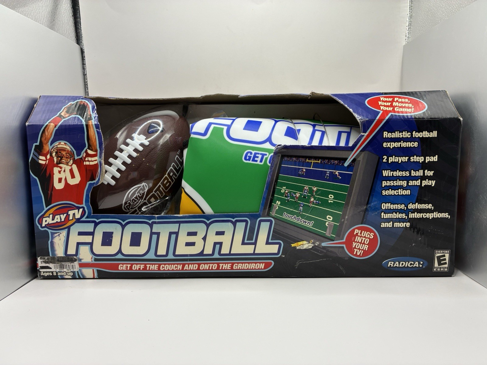 Vintage Football Play TV Plug and Play Arcade Video Game 2005 New Unopened