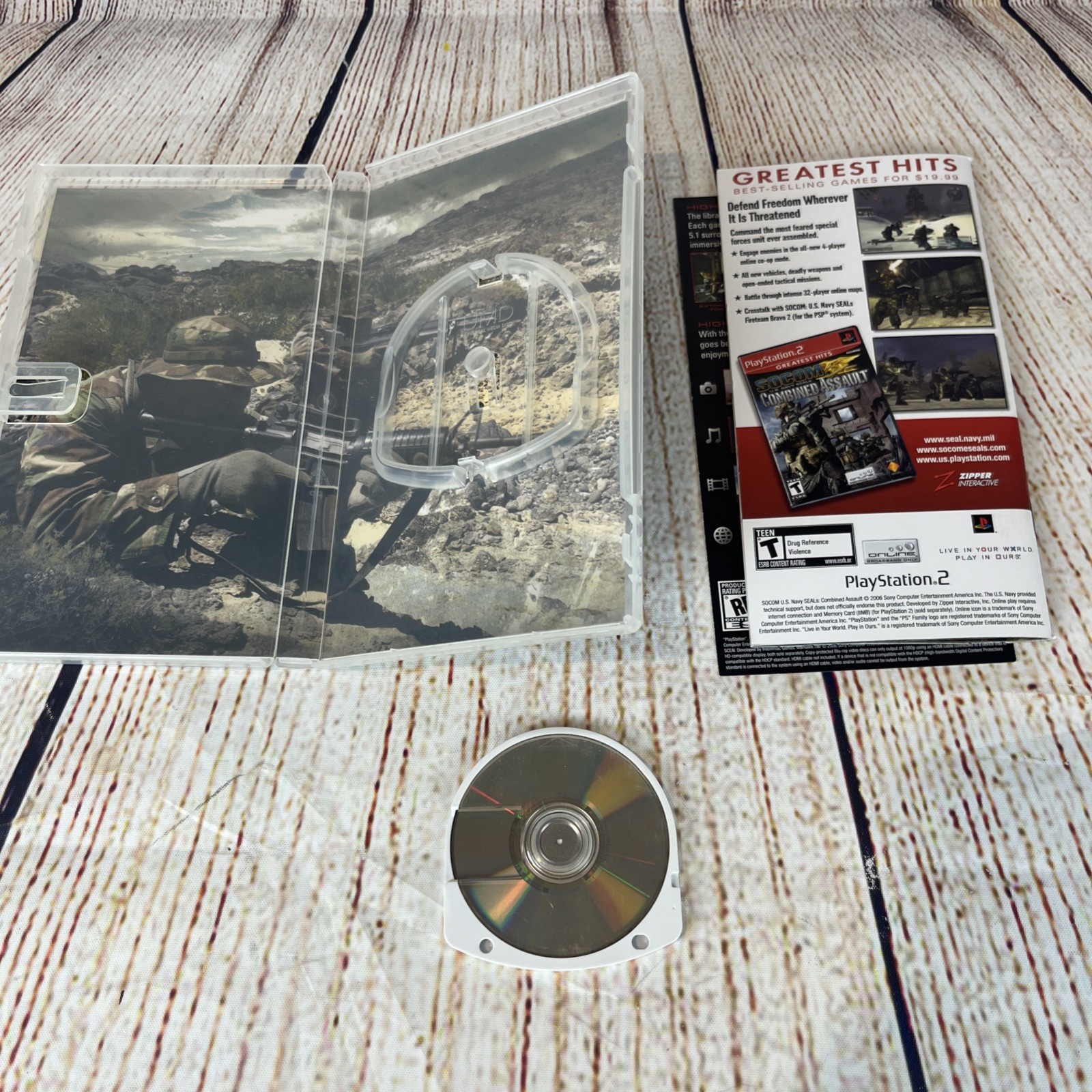 SOCOM: U.S. Navy Seals Fireteam Bravo 2 (Sony PSP) 2006; CIB Complete