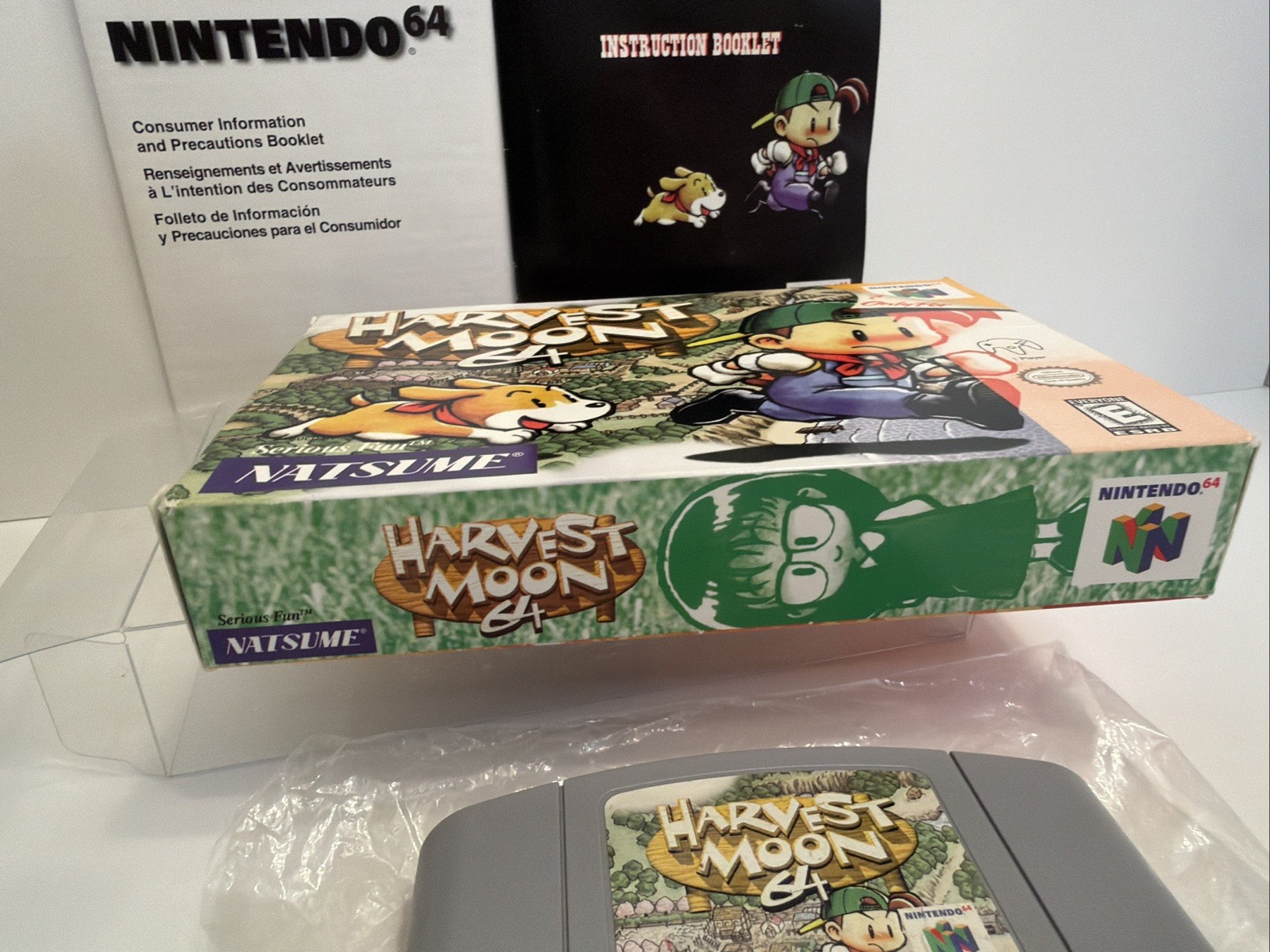 Harvest Moon 64 Nintendo 64 N64 Authentic Complete In Great Box! CIB