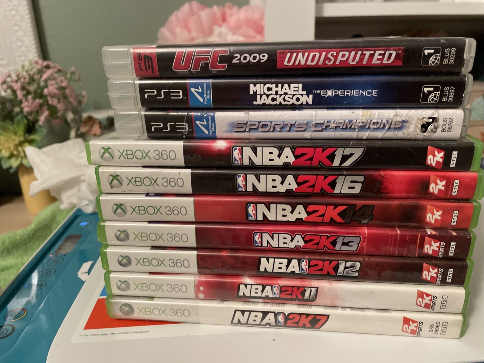 10 Game Mixed Lot For PS3 & XBOX 360 (7 Games From The NBA 2K Series)
