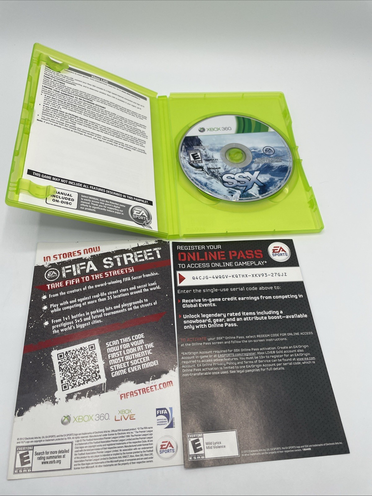 SSX Xbox 360 Complete CIB + Inserts