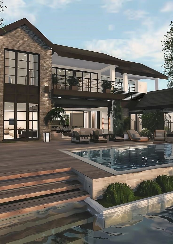 New Bloxburg house builder I build one two stories and it takes me 2-3 hours