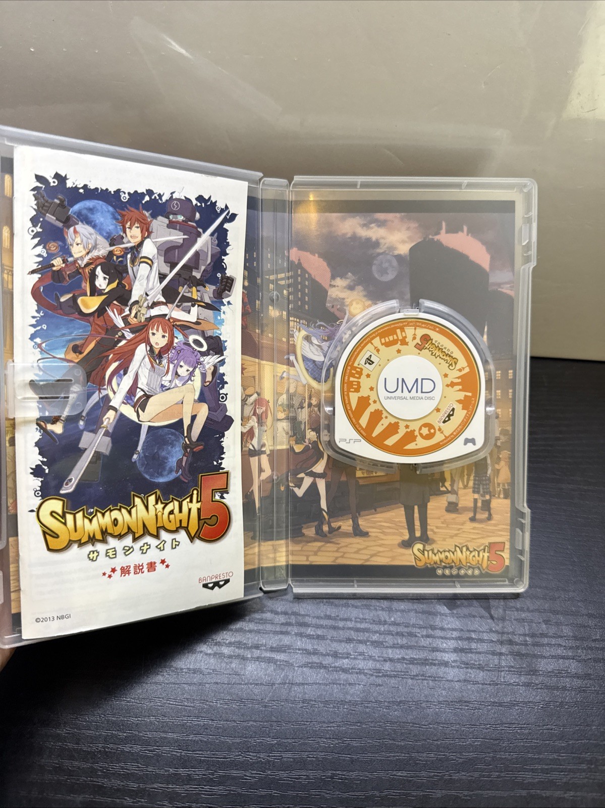 PSP Summon Night 5 Bandai Namco Strategy NTSC-J Japan