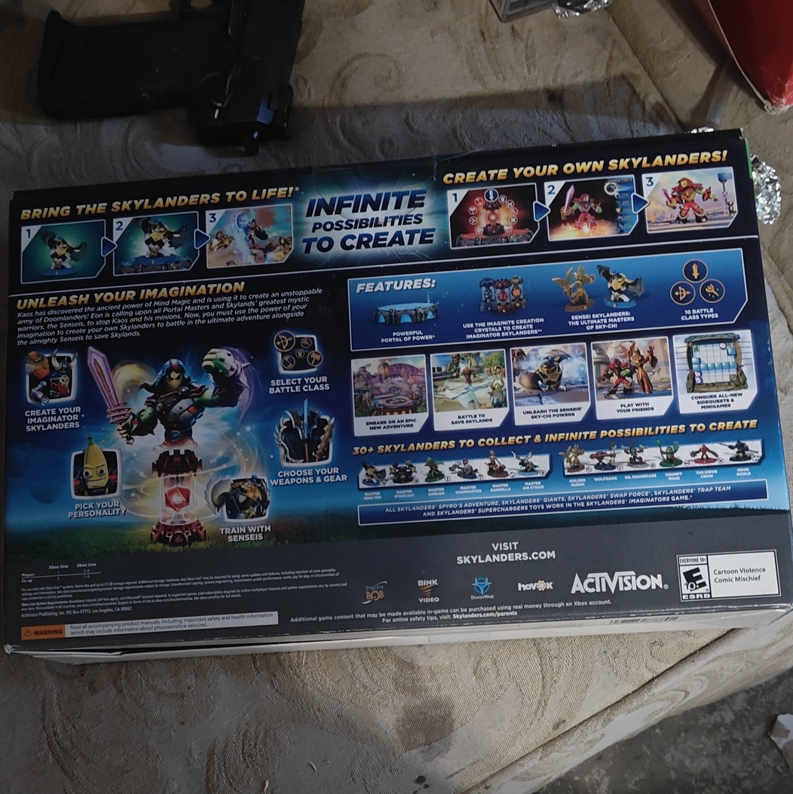 Skylanders Imaginators Starter Pack Xbox 360 Complete In Box CIB King Pen NOB