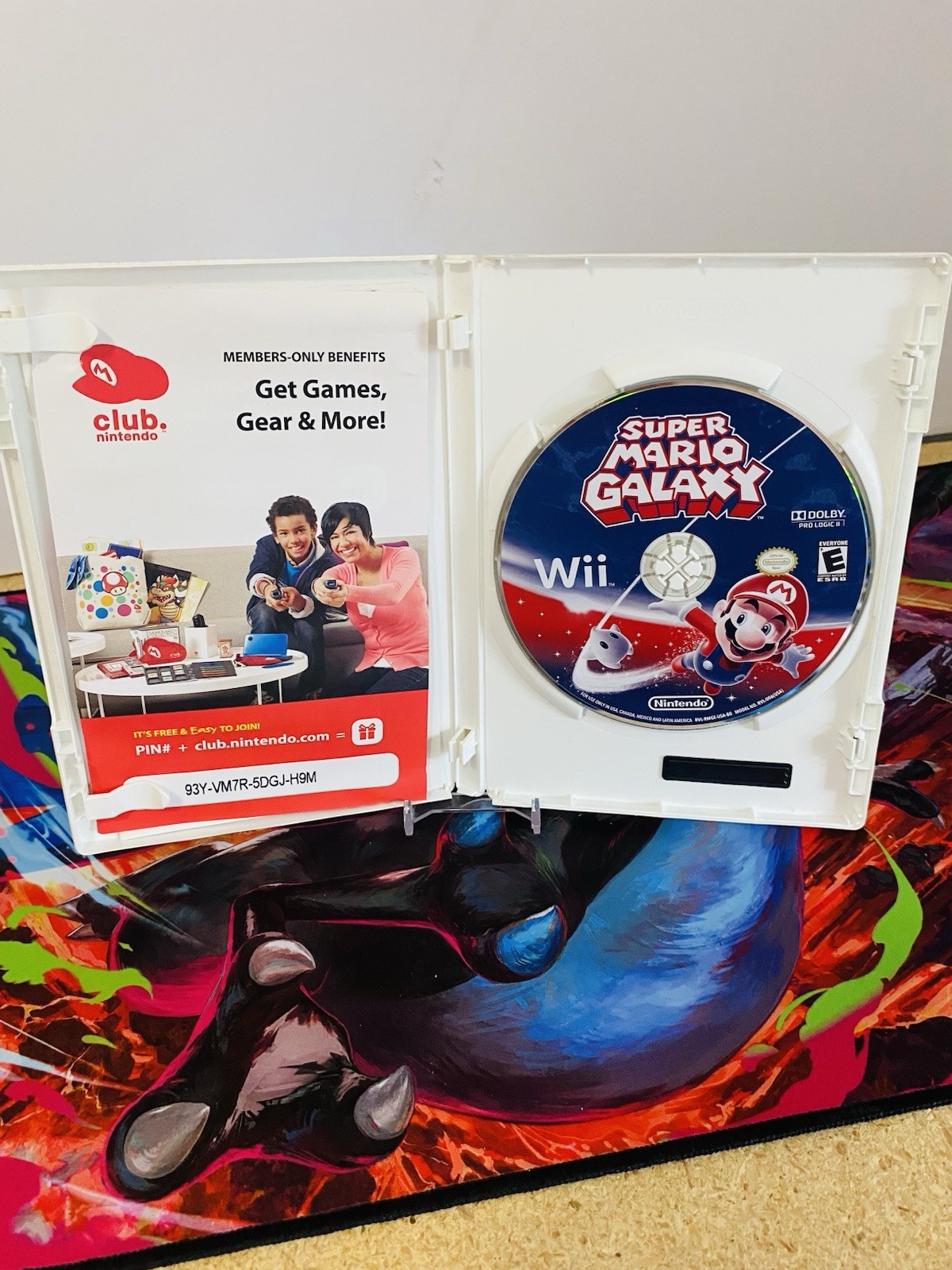 Resurfaced! Super Mario Galaxy (Nintendo Wii, 2007) Has Inserts No Manual Tested