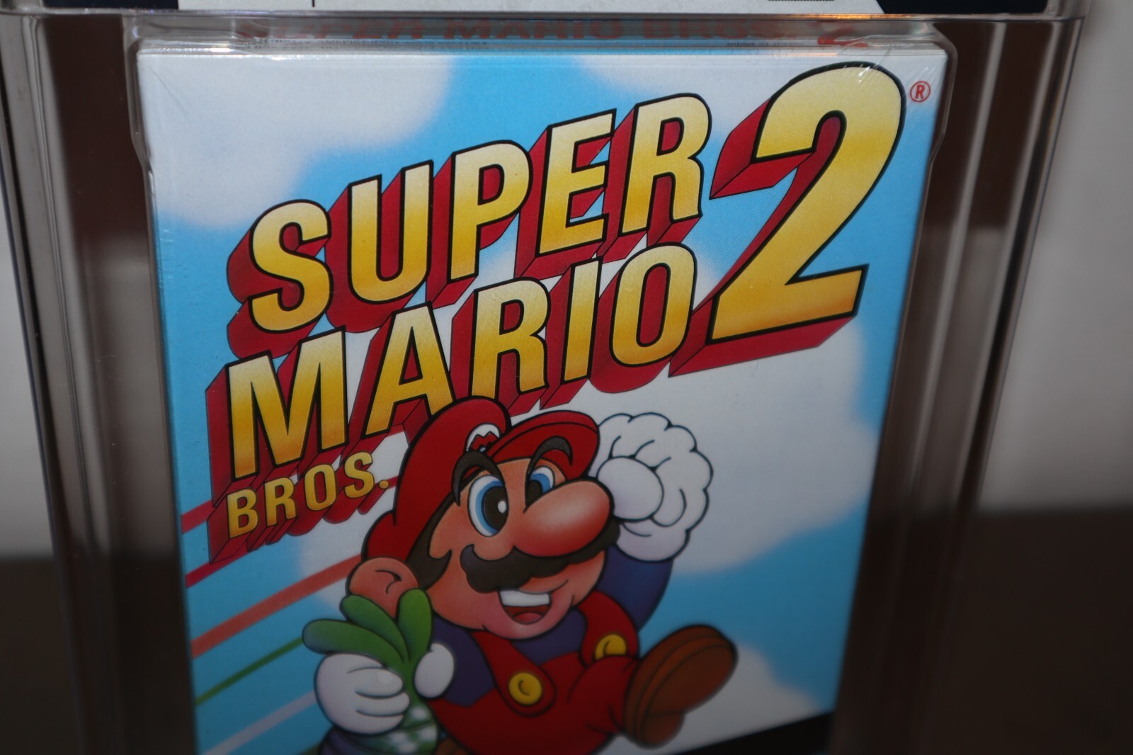 WATA 9.6 – A++ SEALED – Super Mario Bros. 2 – Japan Oval SOQ R – NES Nintendo
