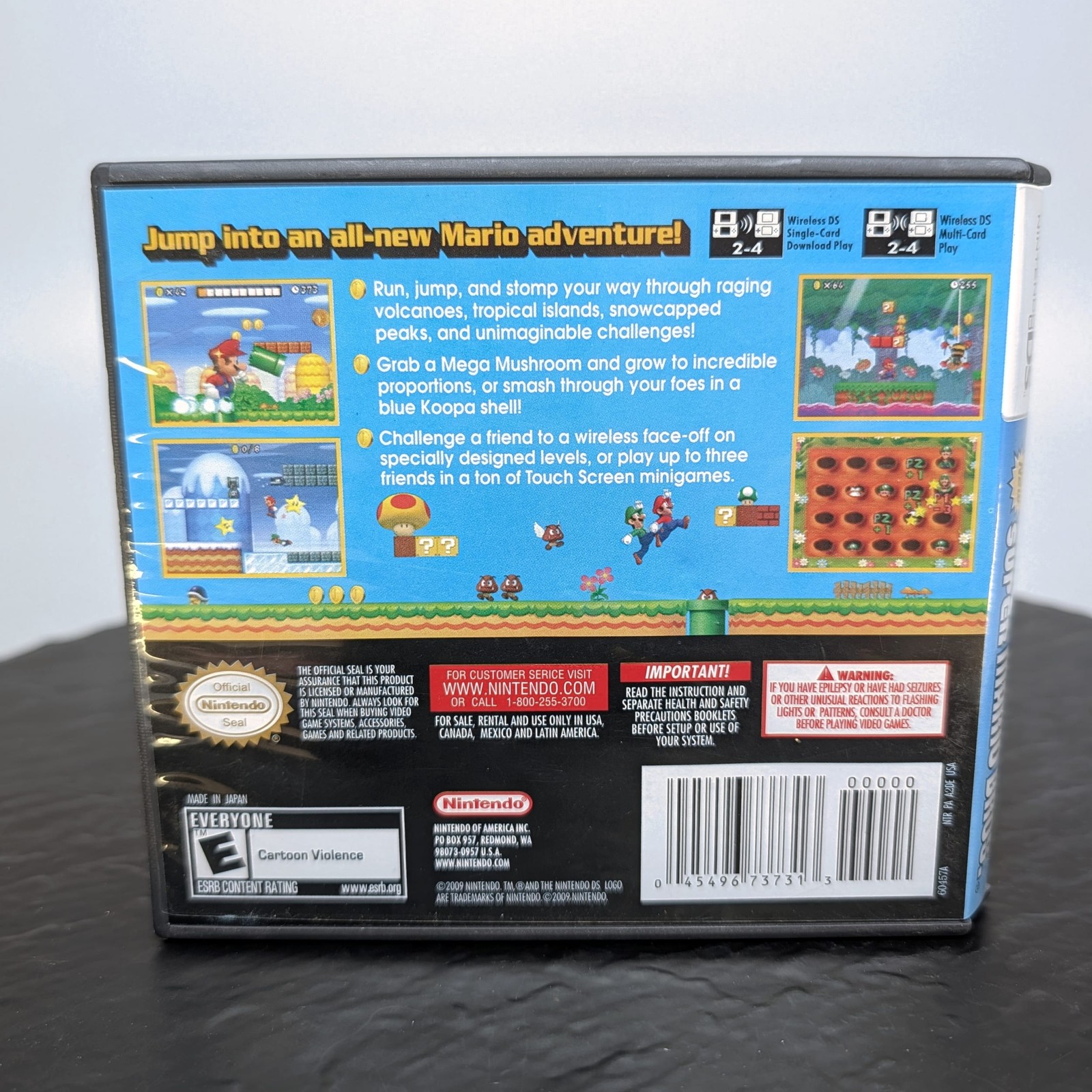 New Super Mario Bros. Nintendo DS NDS Complete CIB+Tested+Working 🎮