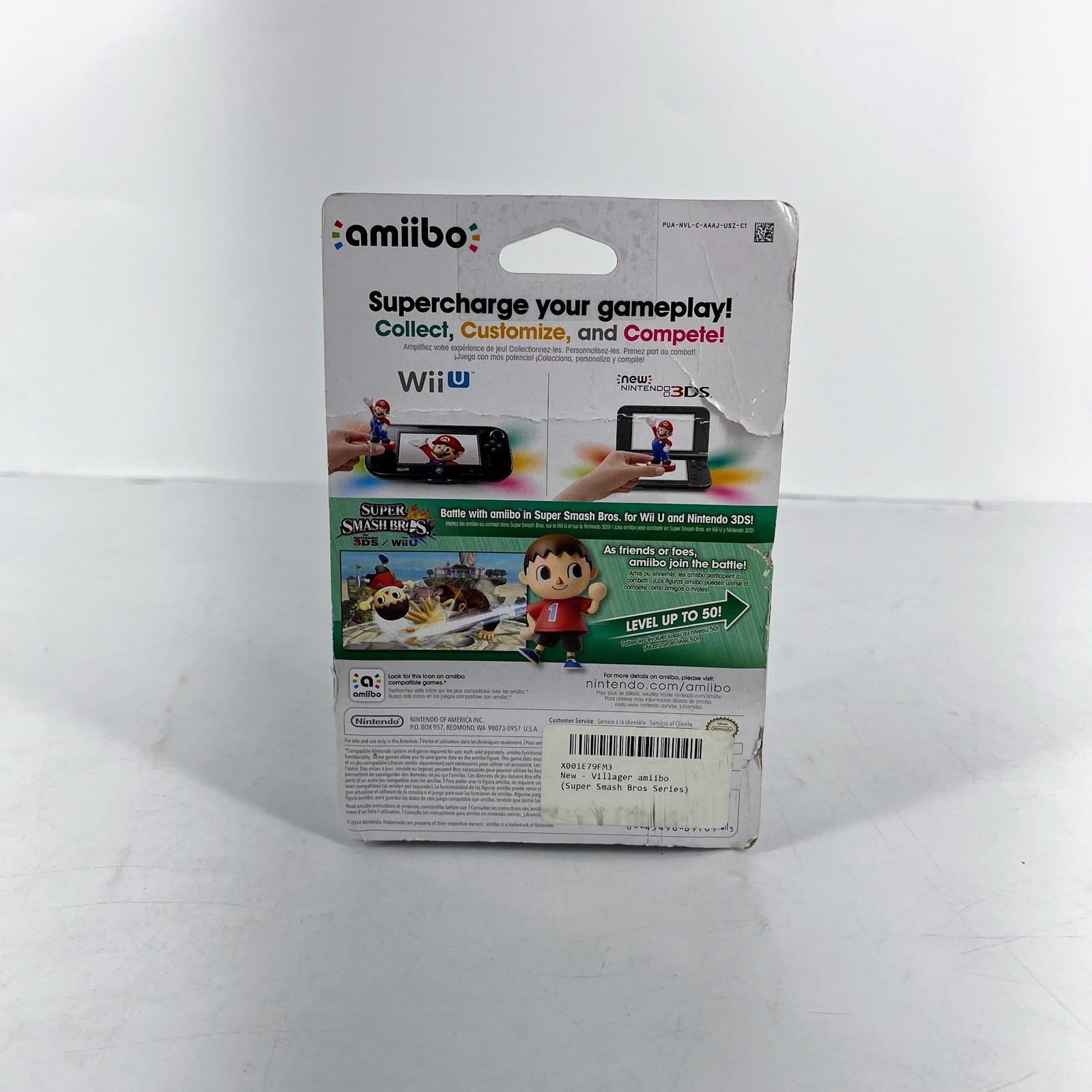 Nintendo Villager amiibo Super Smash Bros Series Animal Crossing 2014 NEW