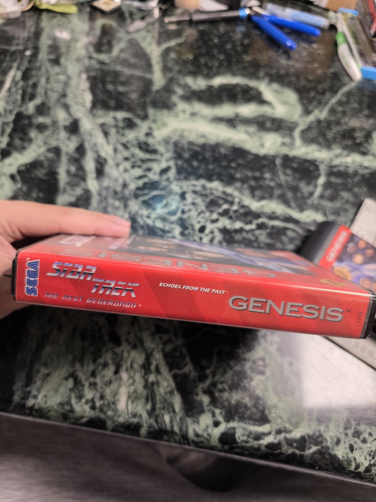 Star Trek The Next Generation Echoes From the Past (Sega Genesis, 1994) Complete