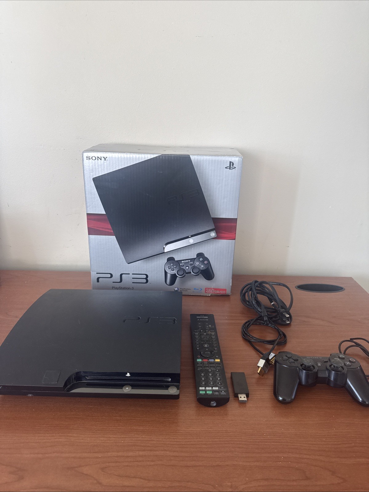 Sony PS3 Slim 250GB CECH-2001B Complete With Remote And Controller