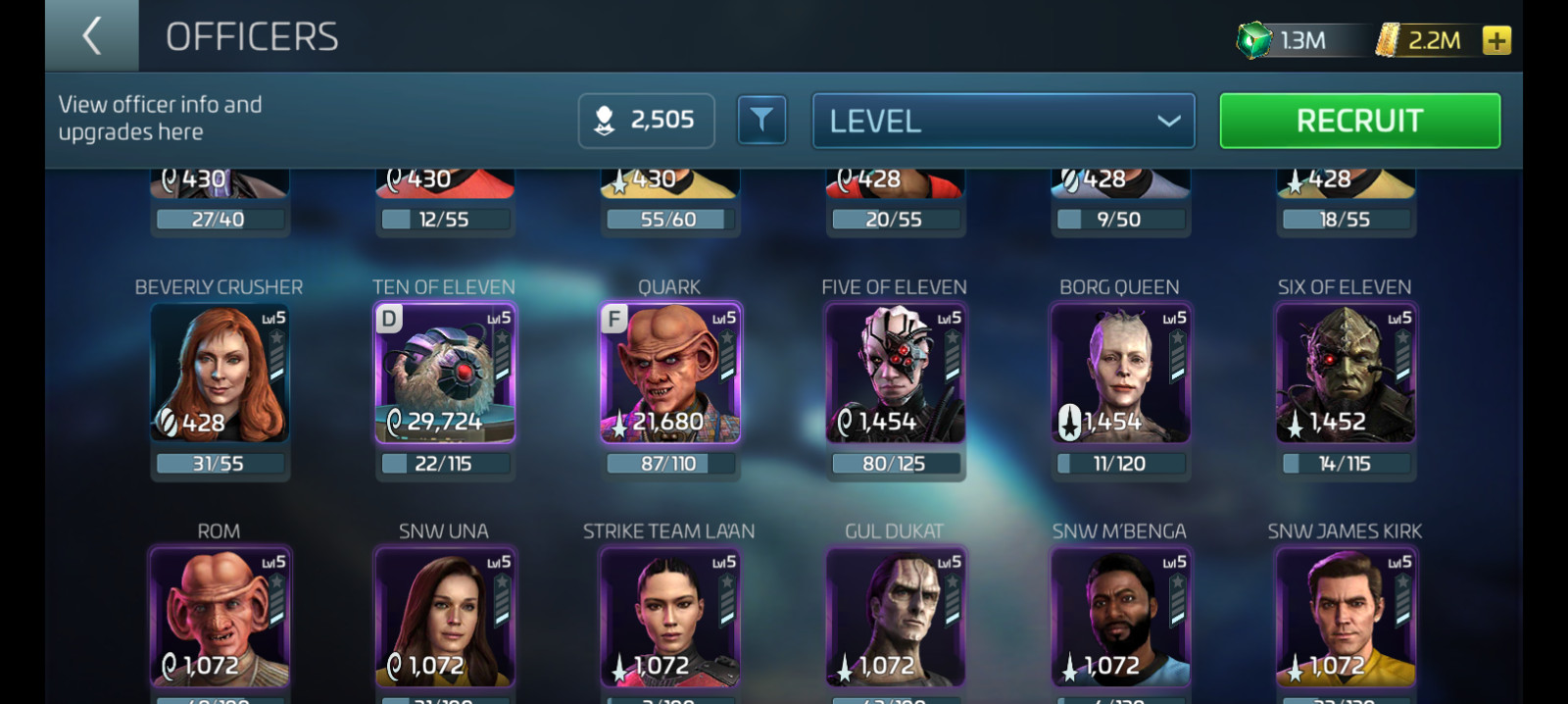 Star Trek Fleet Command stfc 85m pwr 50ops IOS/andrd US server