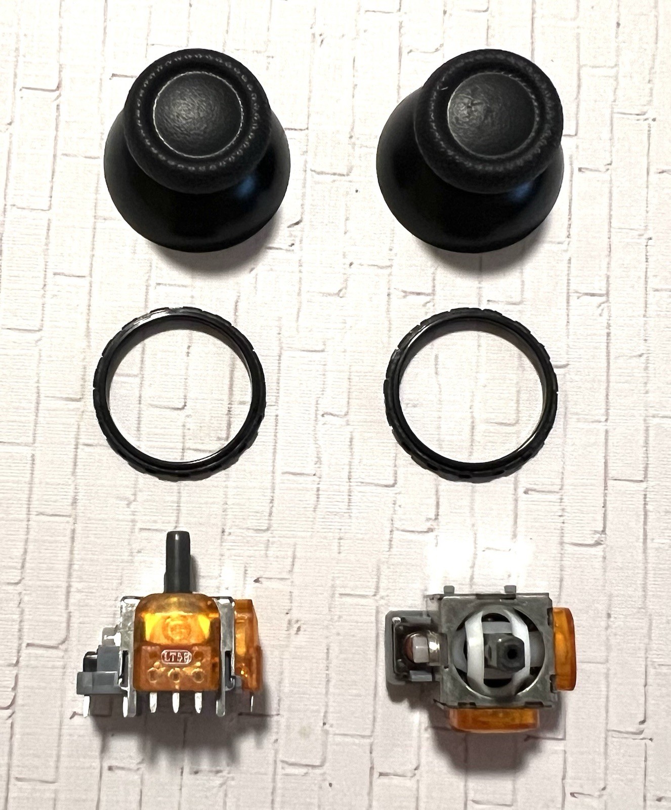 3Sets For PS5 Joystick Upgrade Anti Drift TMR Joysticks Thumbrigs And Rings USA