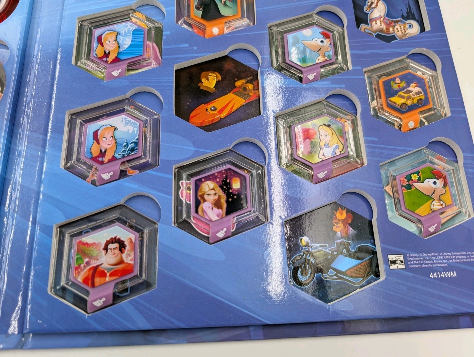 Lot Of 37 Disney Infinity Power Discs 2.0 With Storage Case (260147)