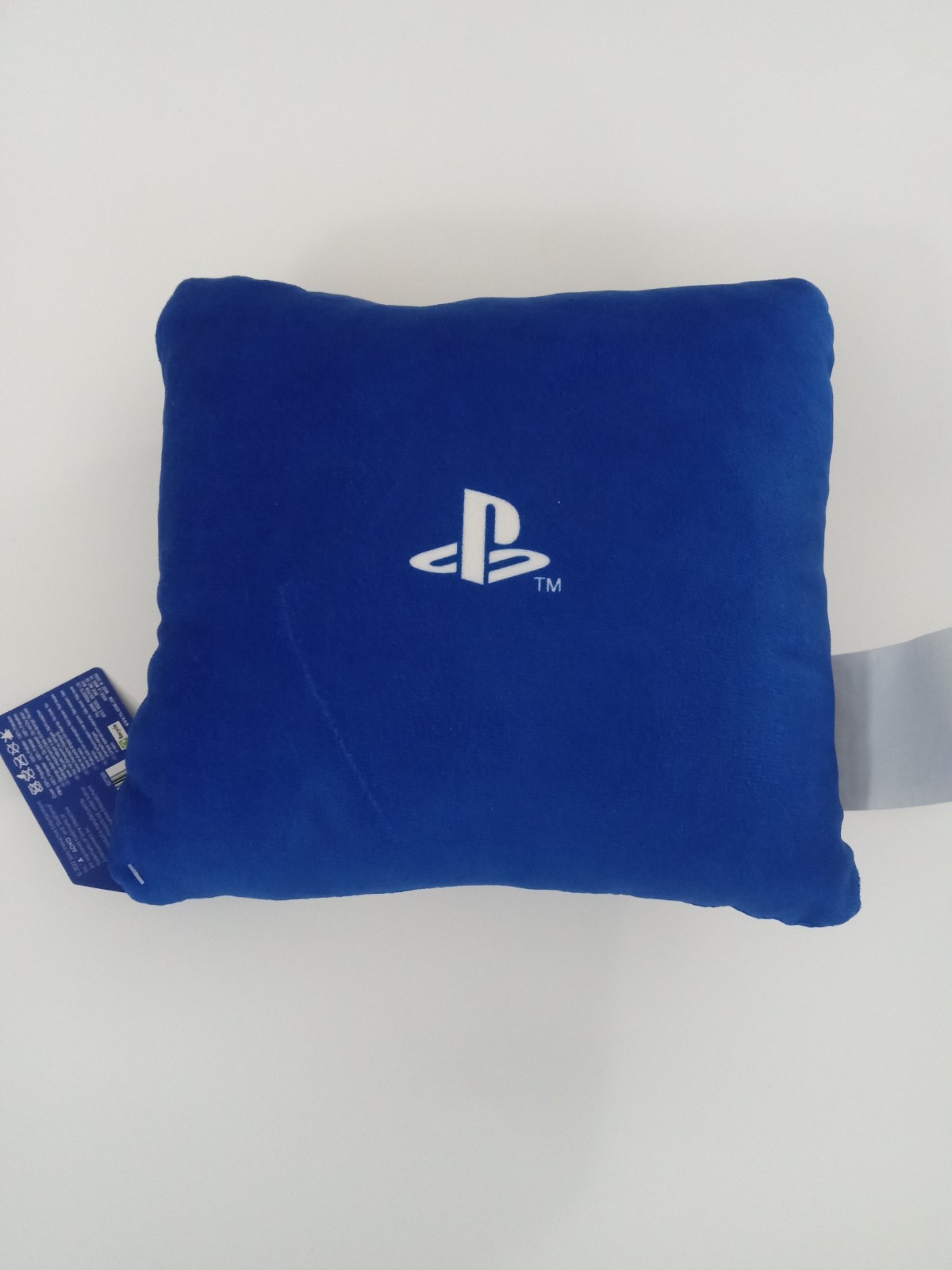 PlayStation Pillow Cushion Blue White Button Official Video Game Merchandise