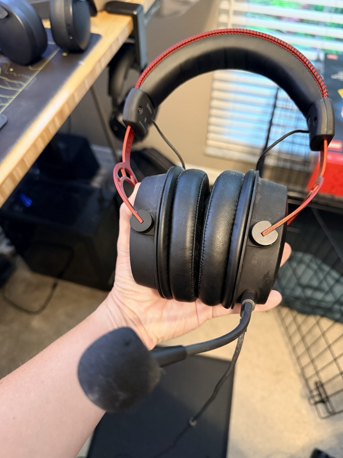 HyperX Cloud Alpha Black-Red Headband Gaming Headset