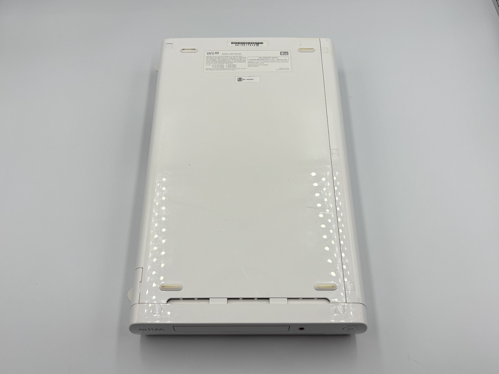 Nintendo Wii U WUP-001 8GB White Console & Power Supply Only – TESTED