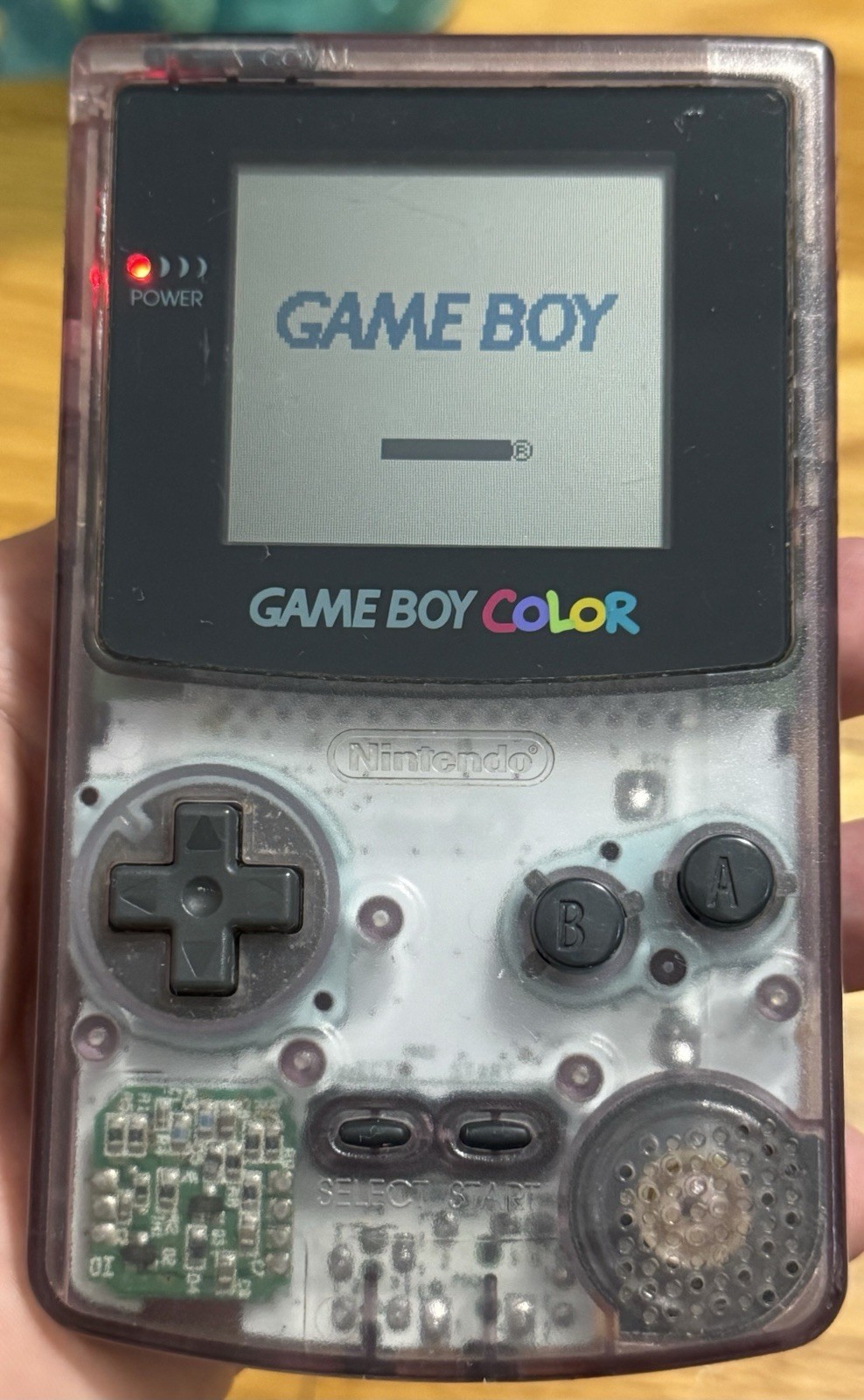 Atomic Purple Nintendo Game Boy Color Console! Works!