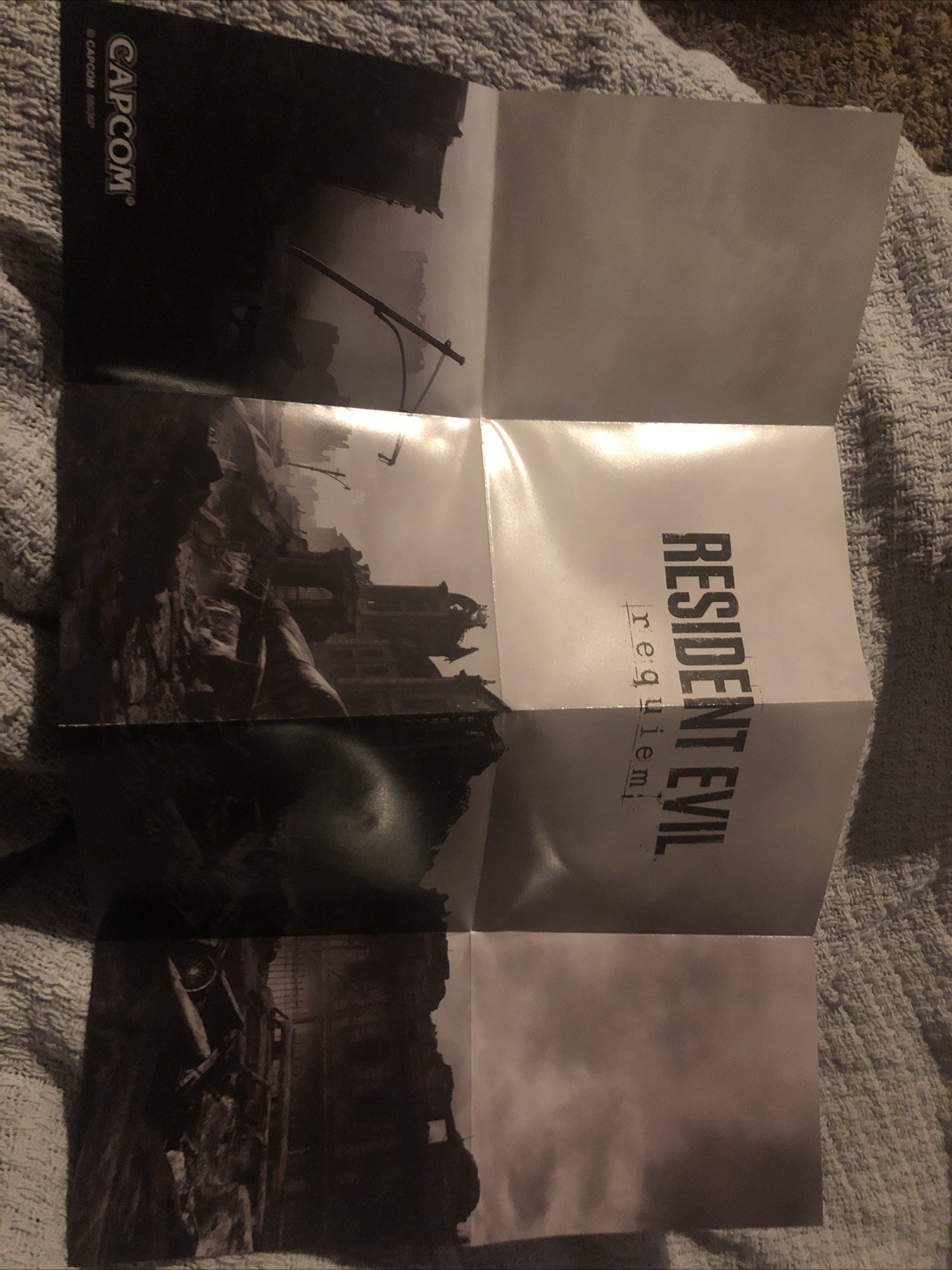 Capcom Resident Evil Requiem Promo Poster Limited Edition Exclusive Ps5 Pin Up