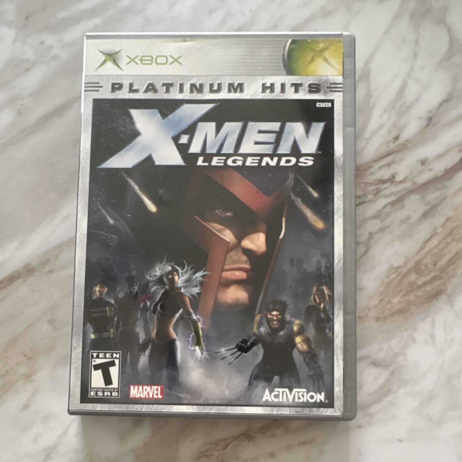 X-Men Legends Xbox Platinum Hits Game T Action Manual Included