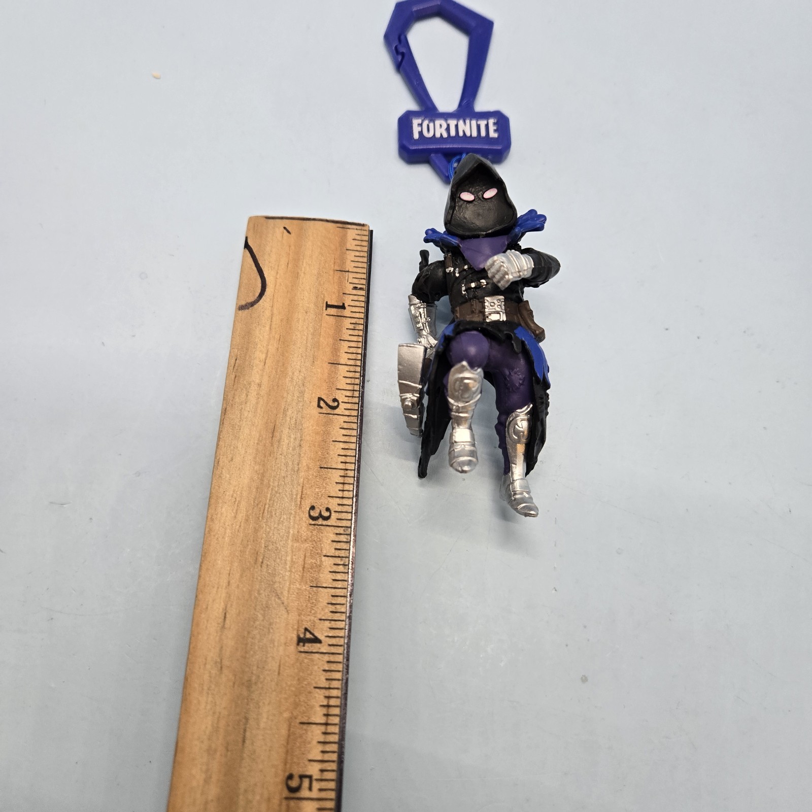 FORTNITE BACKPACK CLIPS • Lot Of 3 Vinyl Figures RAGNAROK, RAVEN, DIRE Keychains