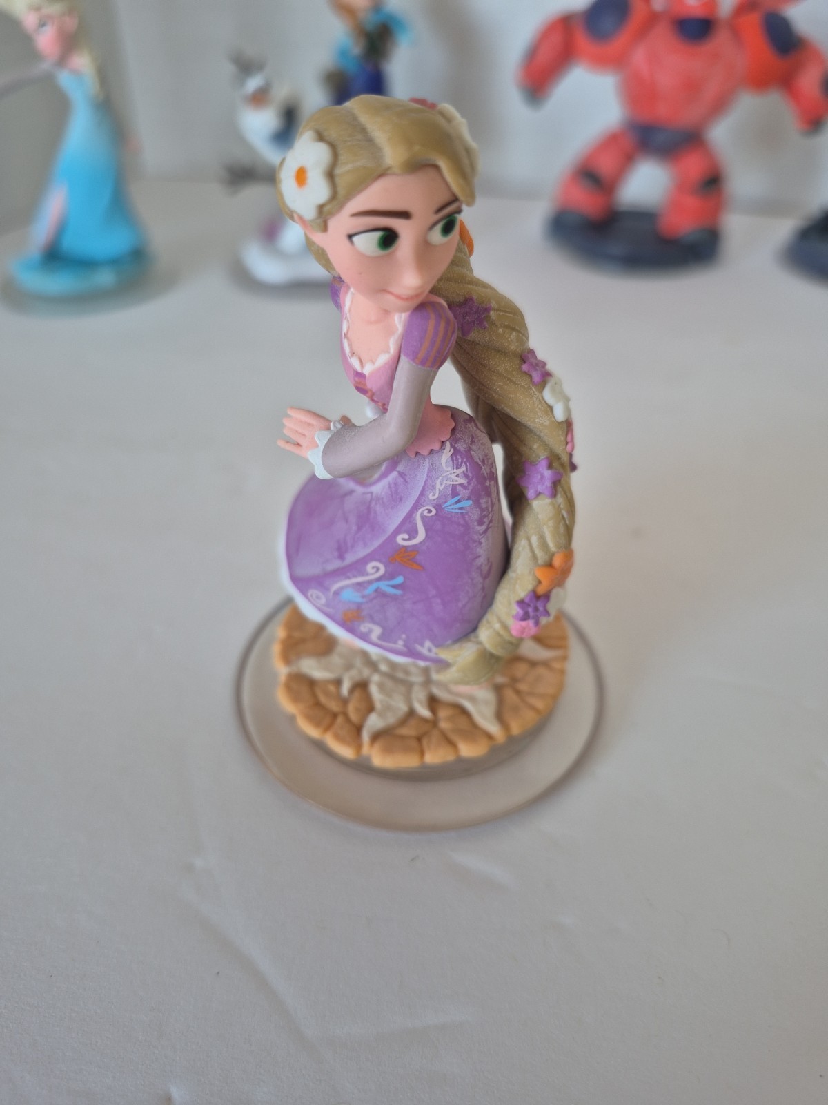 Disney Infinity Figure Frozen Jack Big Hero Tangled Jasmine Power Discs Lot