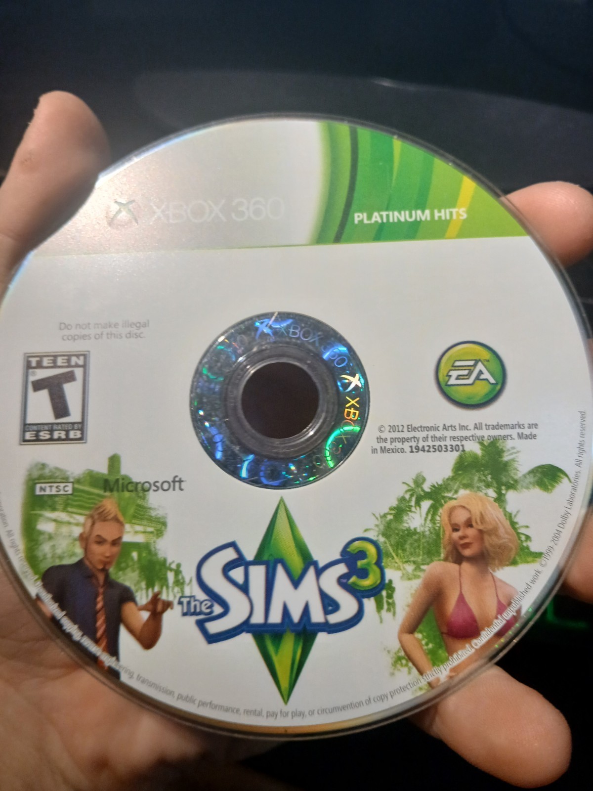 Electronic Arts The Sims 3 The Sims Series Xbox 360 T NTSC-U/C 2012 Disc Only