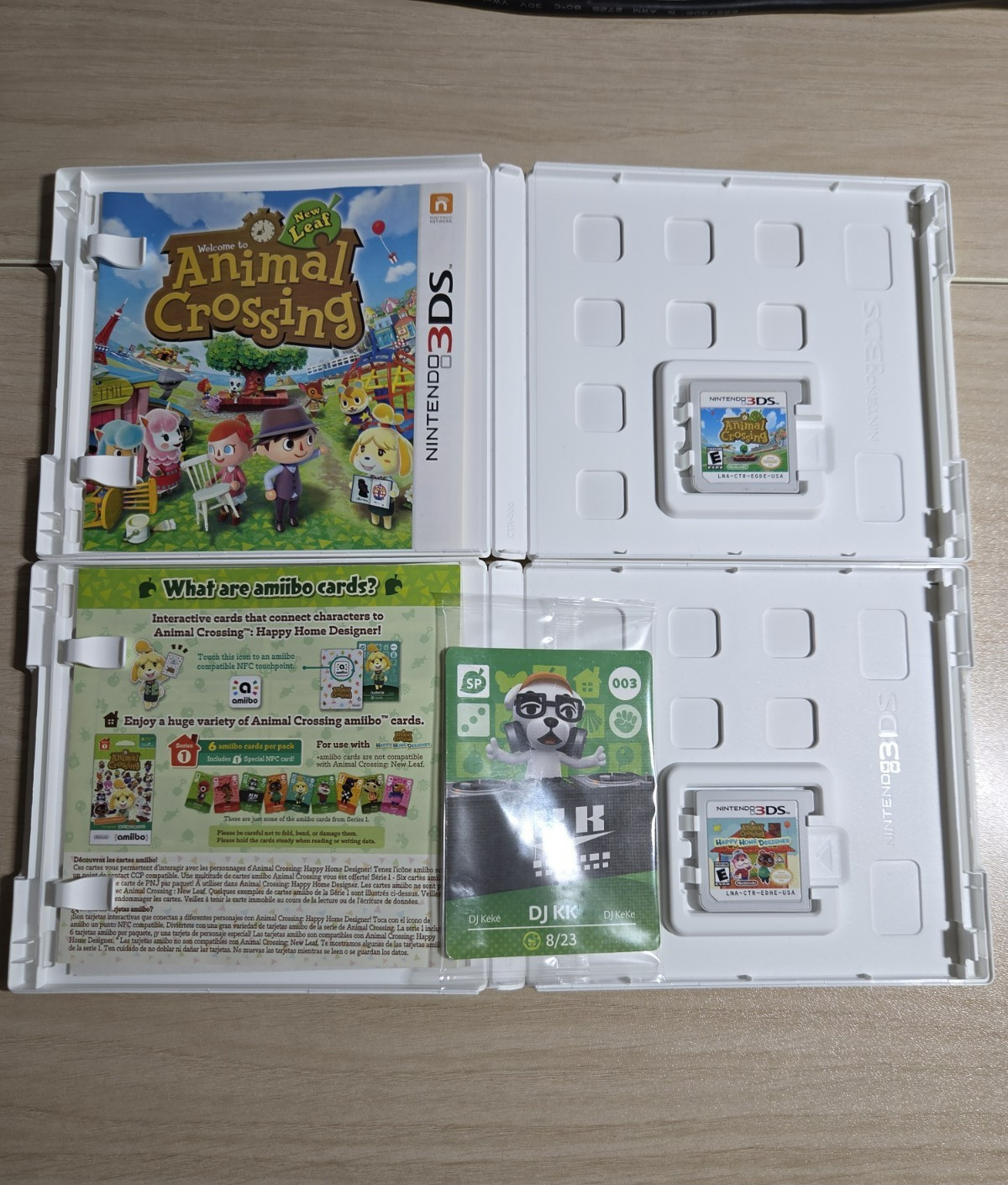 Nintendo 3DS Game Lot- Animal Crossing, Tomodachi Life, Miitopia & Fantasy Life