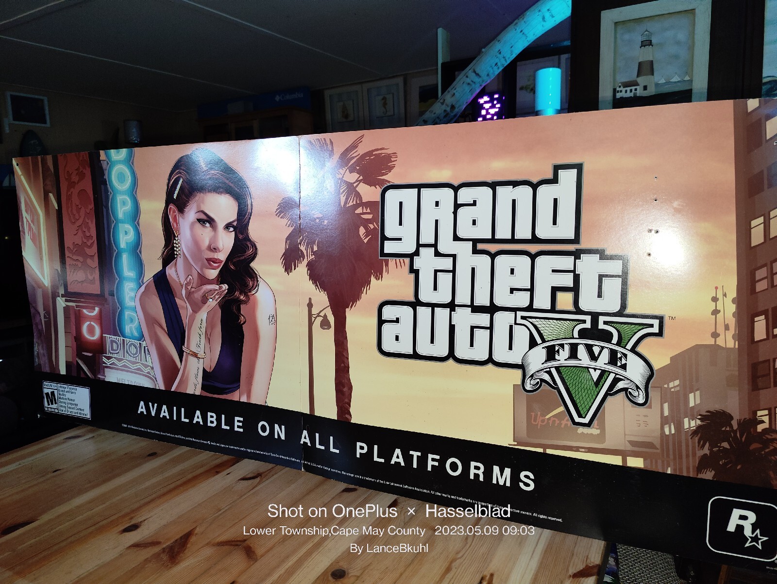 GTA 5 ORIGINAL Store Banner- HUGE (4.5 Ft Long) & VERY RARE (Only One On EBay)